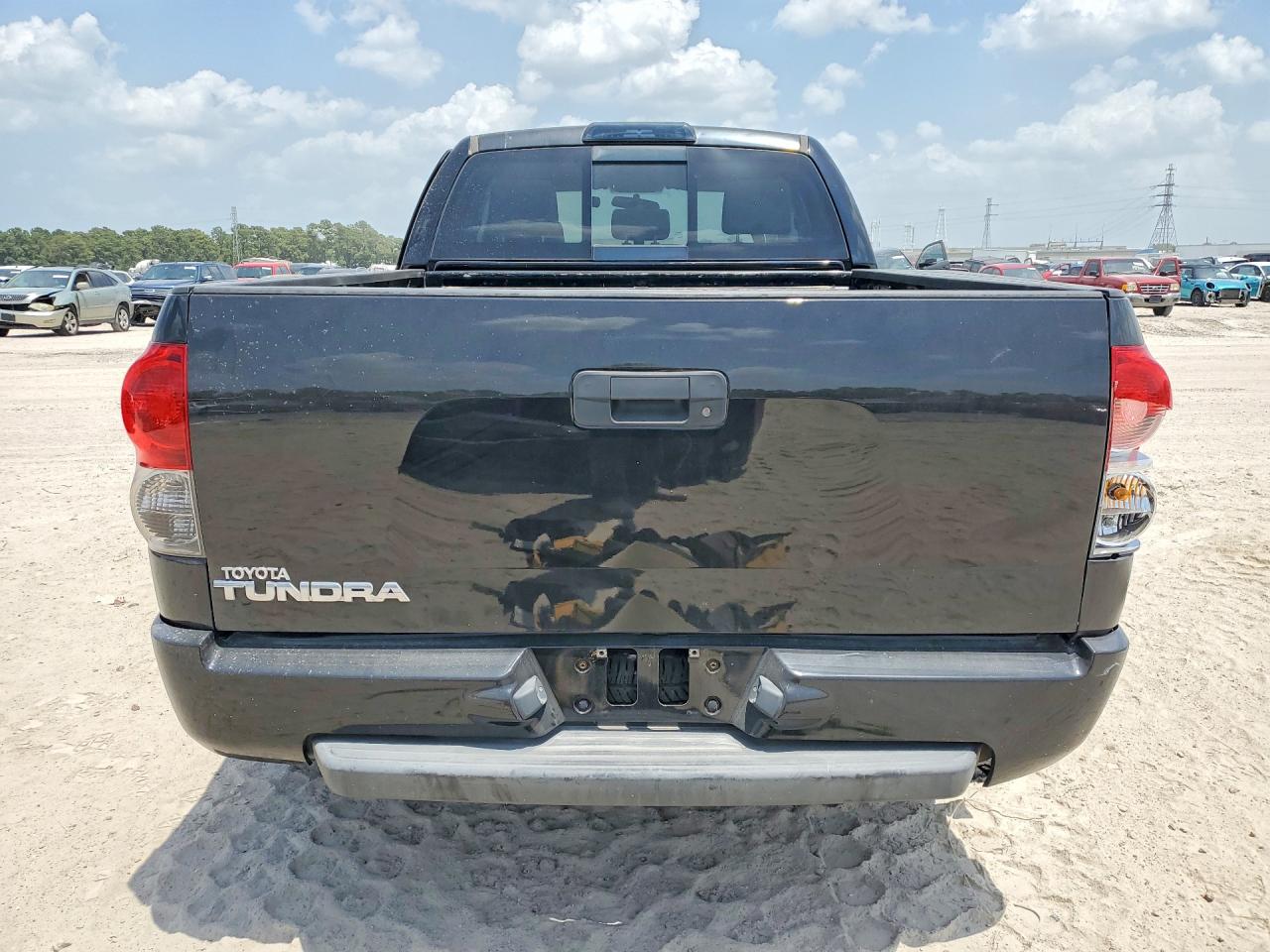 2007 Toyota Tundra Sr5 Black vin: 5TFRT54147X010398
