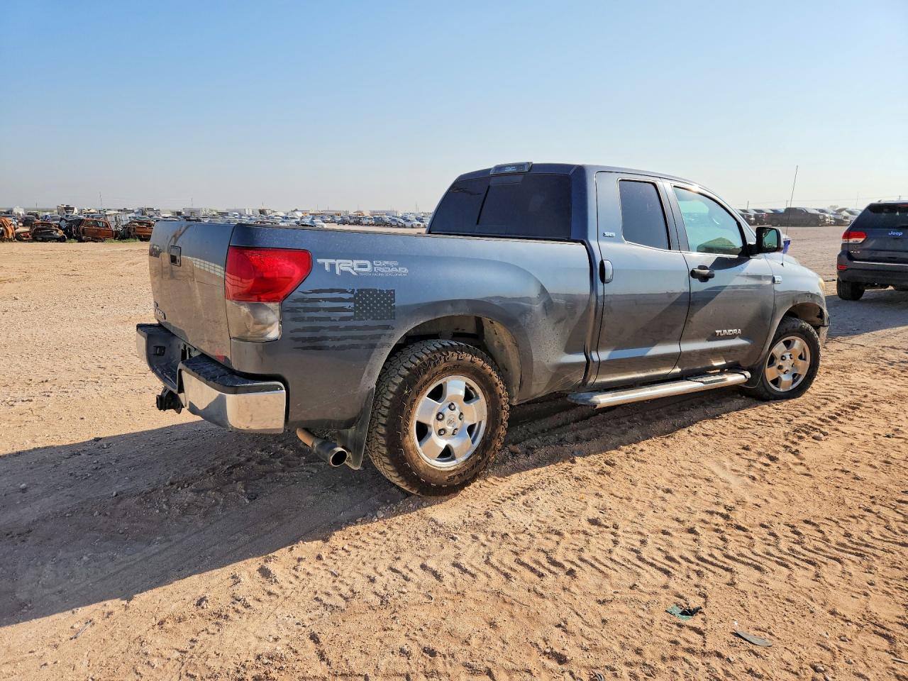 2007 Toyota Tundra Sr5 Серый vin: 5TFRT54157X008661