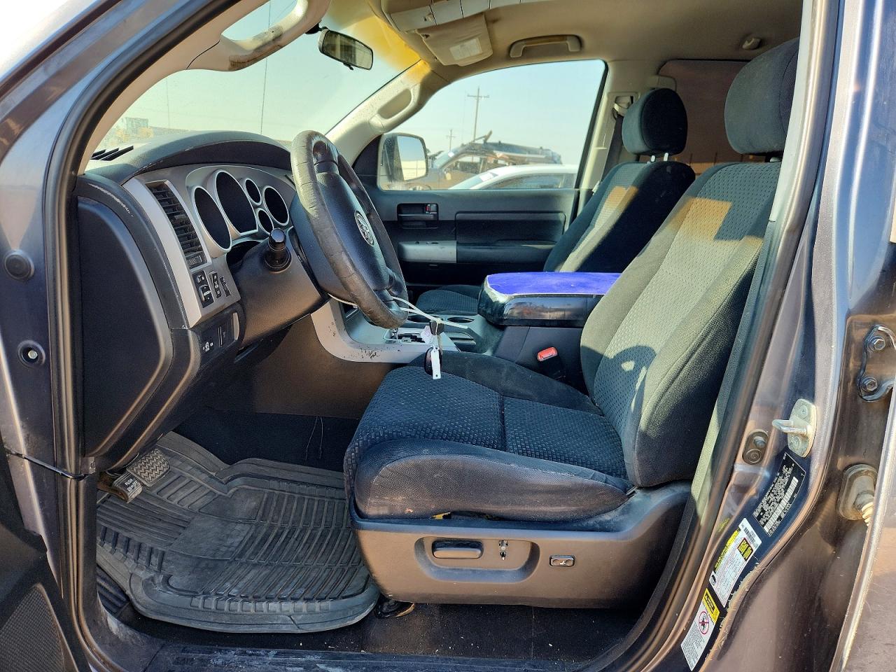 2007 Toyota Tundra Sr5 Серый vin: 5TFRT54157X008661