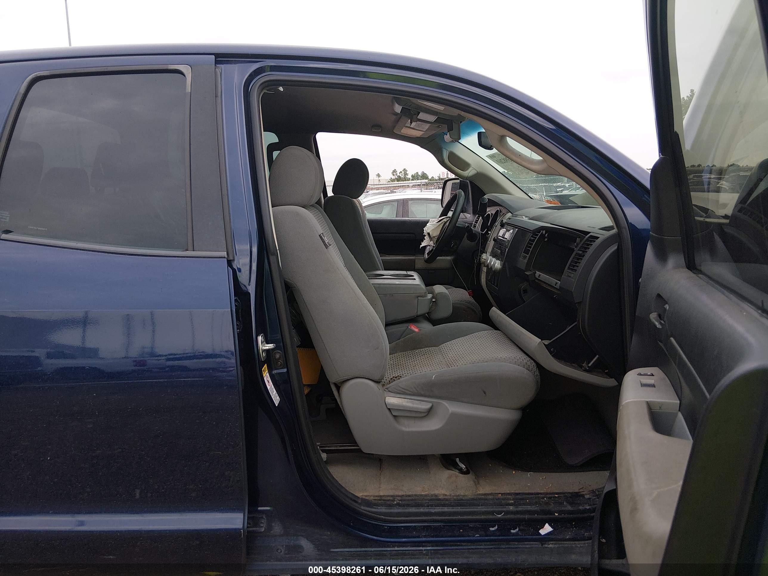 2008 Toyota Tundra Base 4.7l V8 Blue vin: 5TFRT54158X016843
