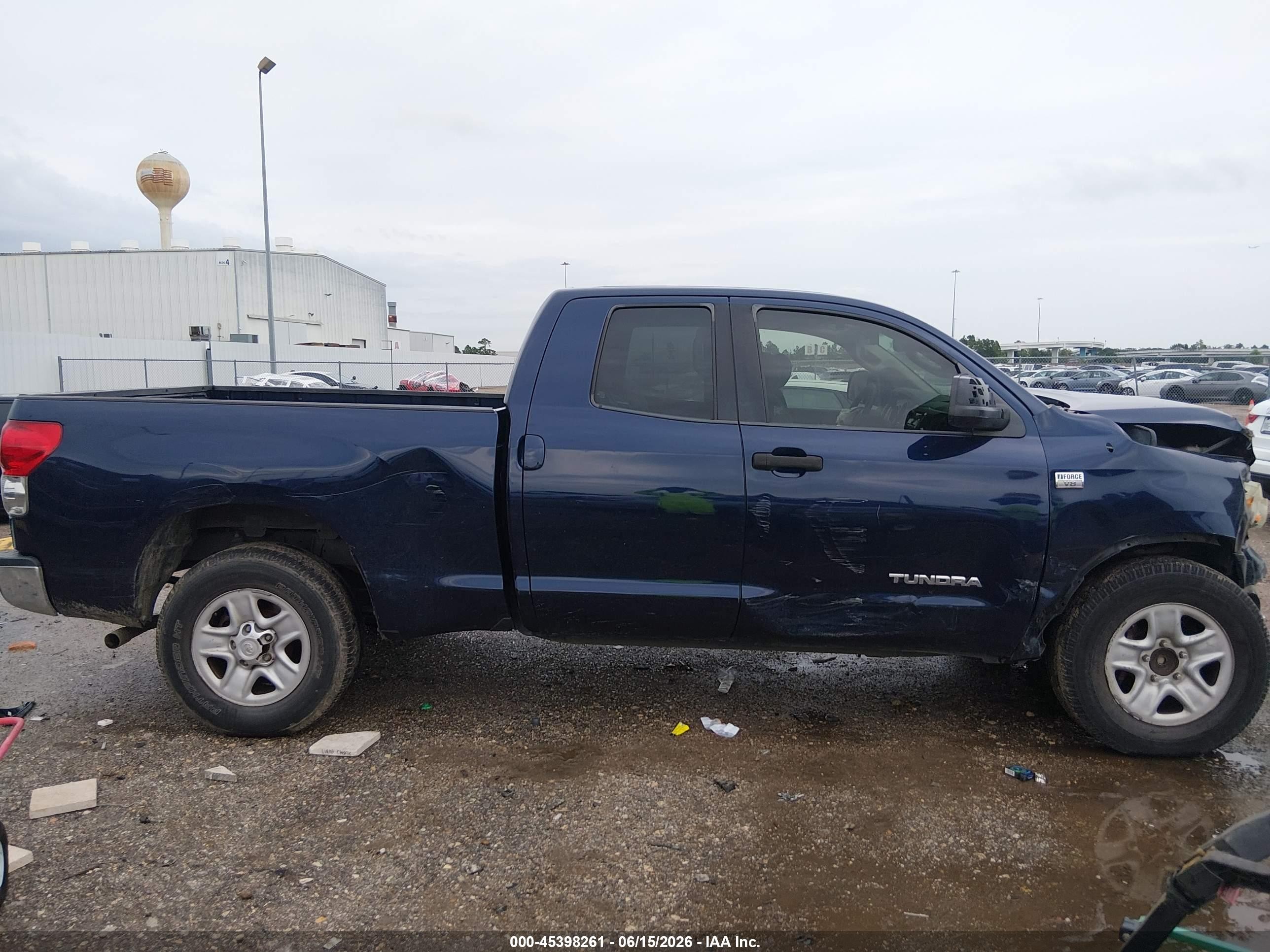 2008 Toyota Tundra Base 4.7l V8 Blue vin: 5TFRT54158X016843