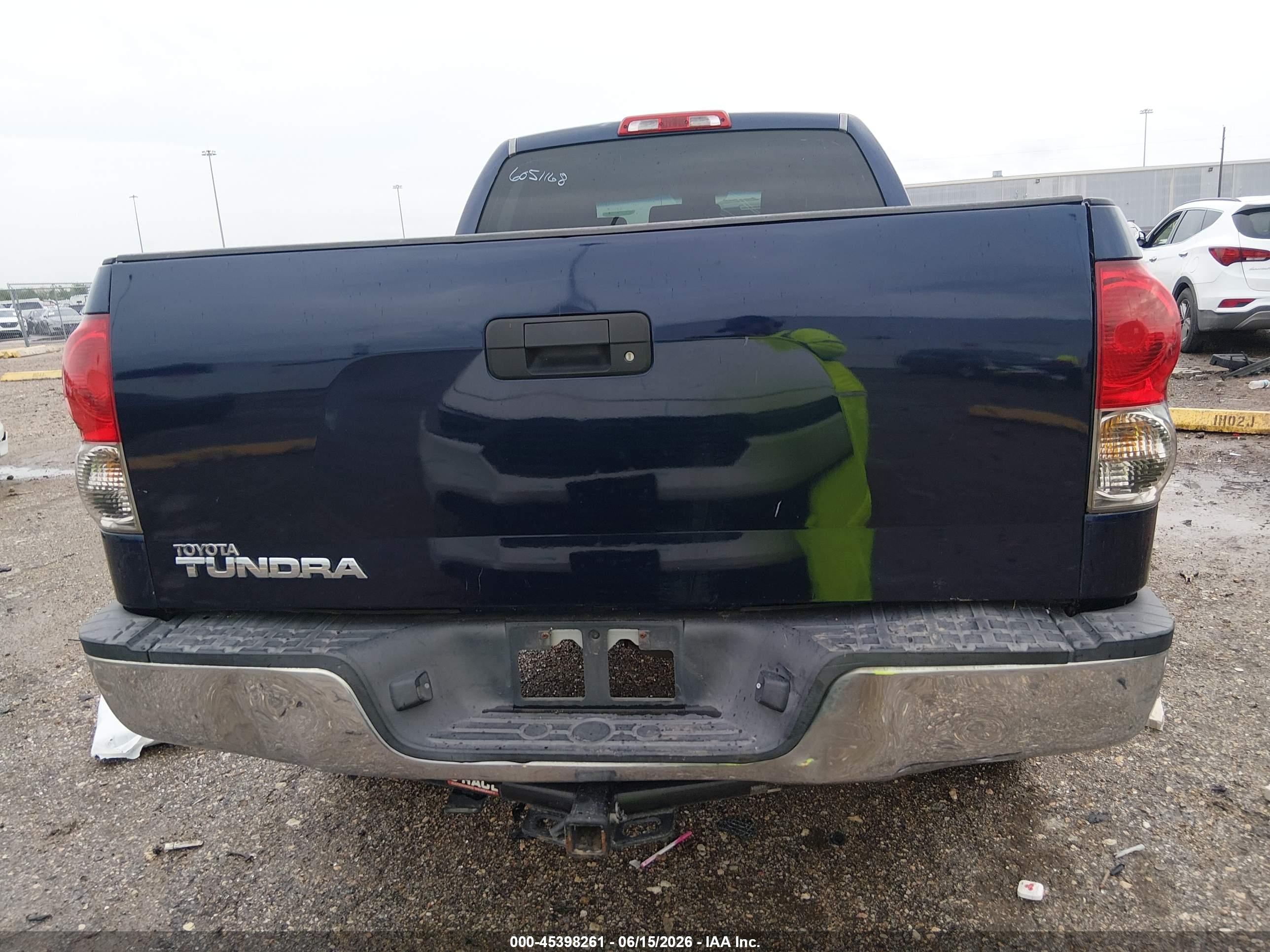 2008 Toyota Tundra Base 4.7l V8 Blue vin: 5TFRT54158X016843