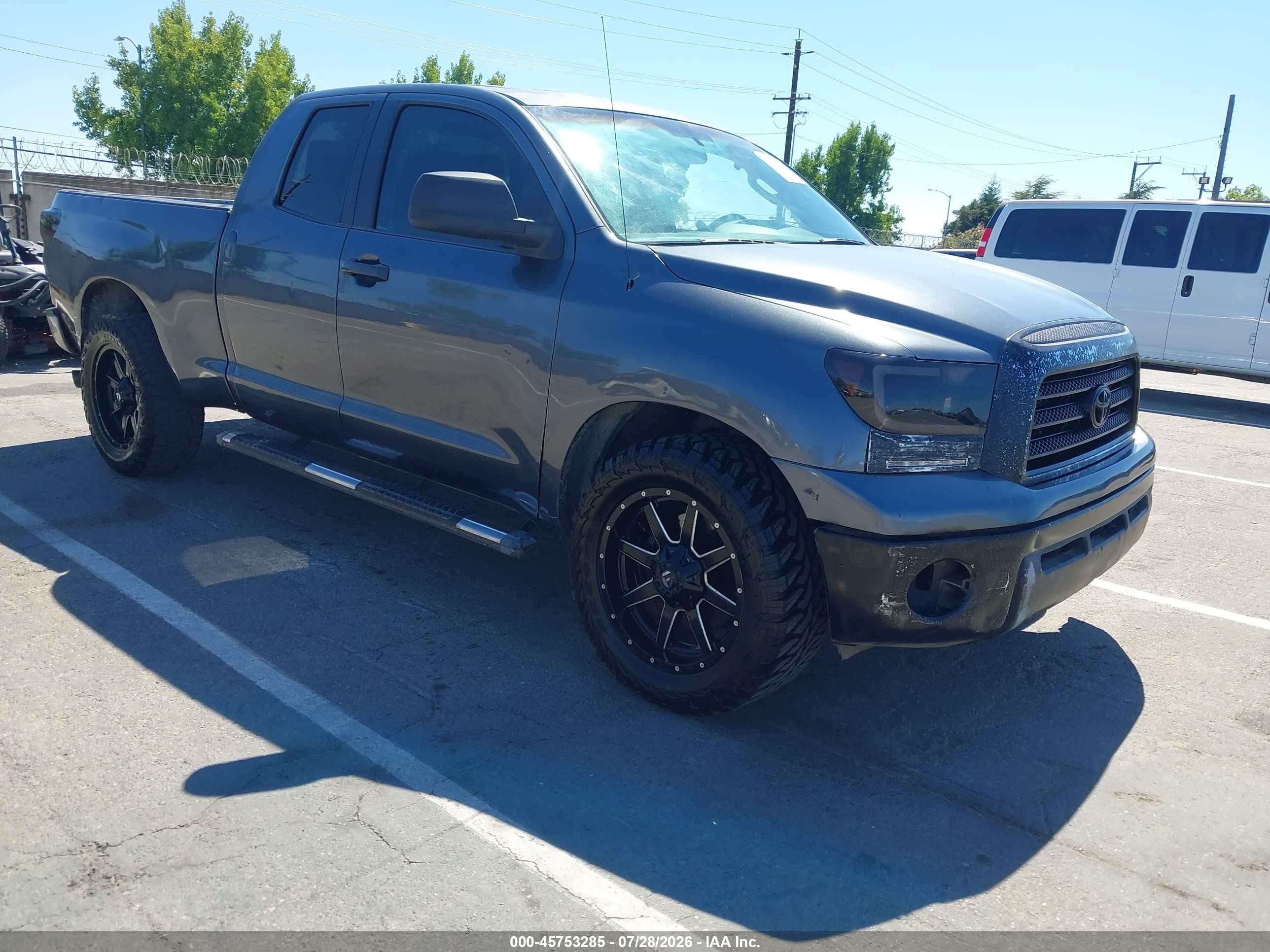 2008 Toyota Tundra Base 4.7l V8 Light Blue vin: 5TFRT54158X016938