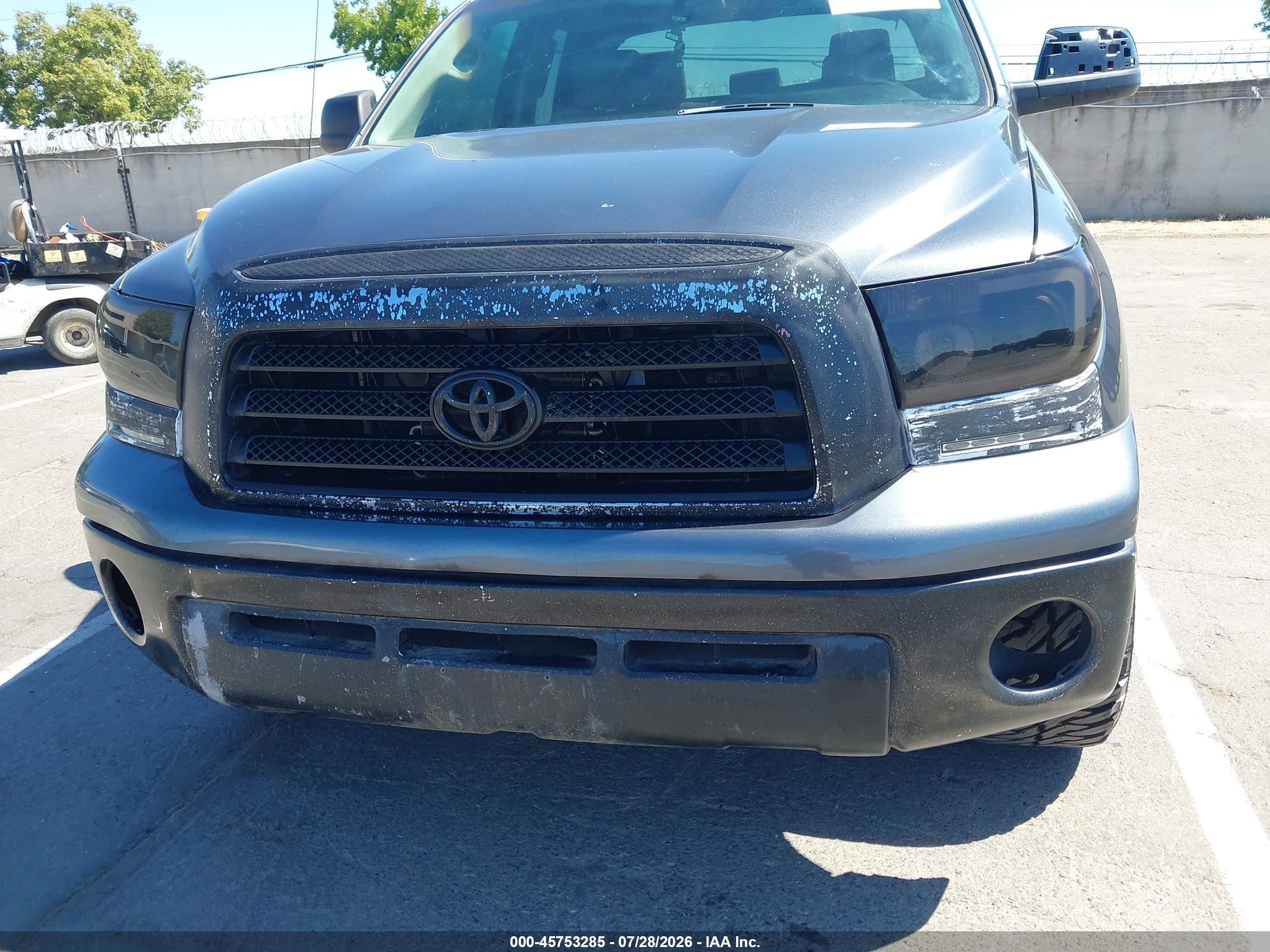 2008 Toyota Tundra Base 4.7l V8 Light Blue vin: 5TFRT54158X016938