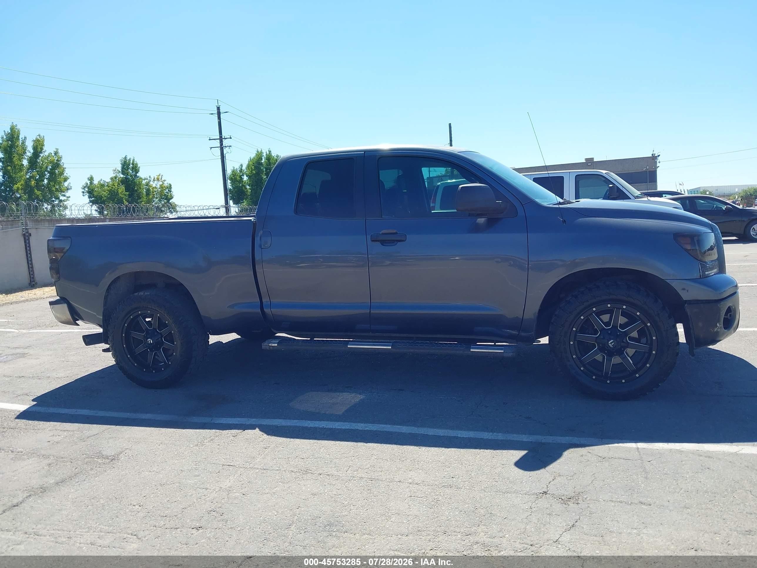 2008 Toyota Tundra Base 4.7l V8 Light Blue vin: 5TFRT54158X016938