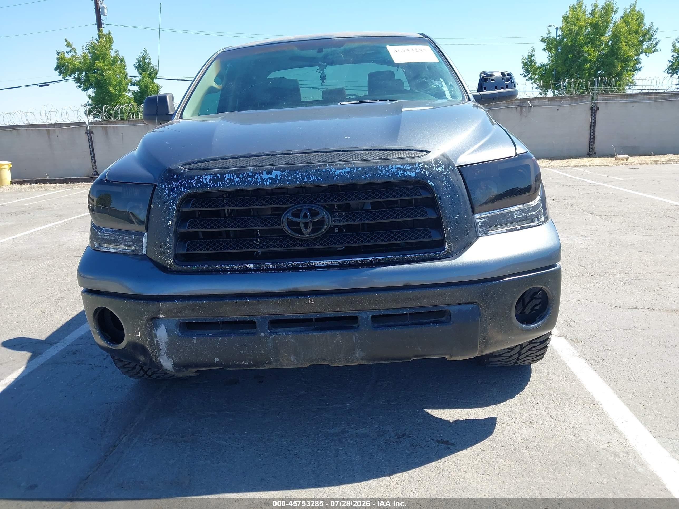 2008 Toyota Tundra Base 4.7l V8 Light Blue vin: 5TFRT54158X016938