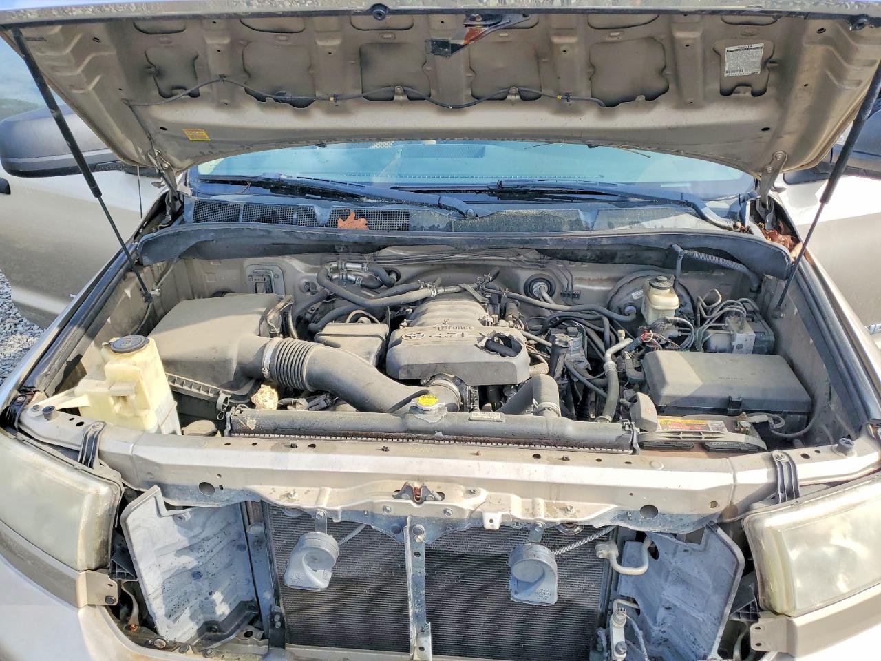 2008 Toyota Tundra Beige vin: 5TFRT54158X022349