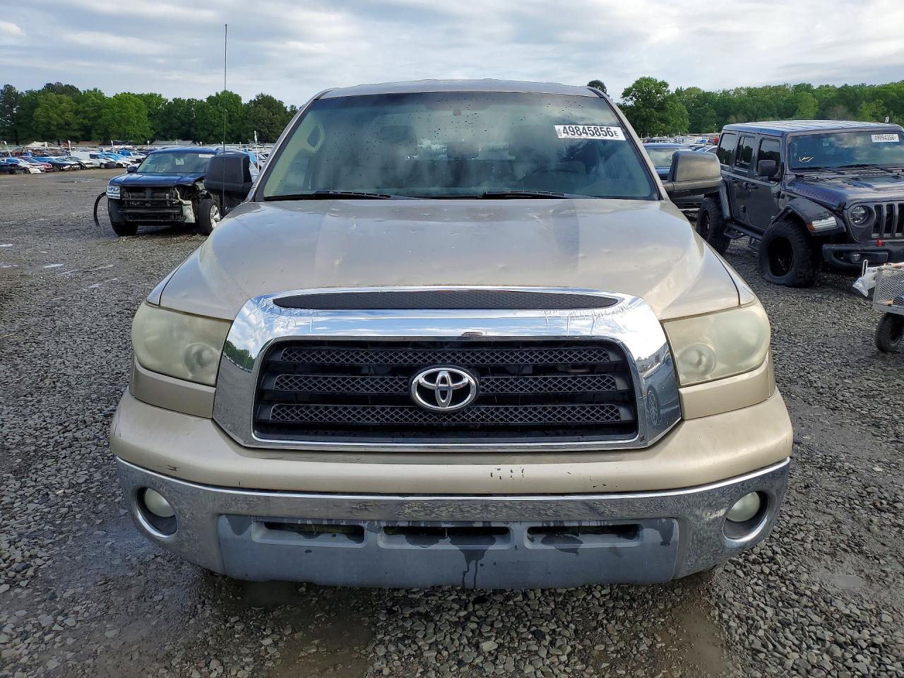 2008 Toyota Tundra Beige vin: 5TFRT54158X022349