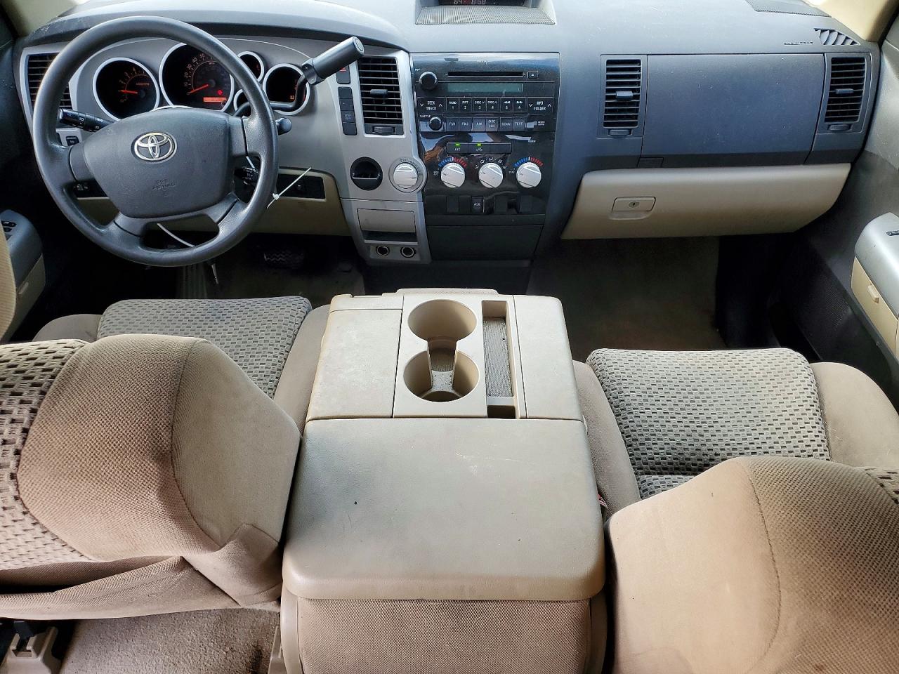 2008 Toyota Tundra Beige vin: 5TFRT54158X022349