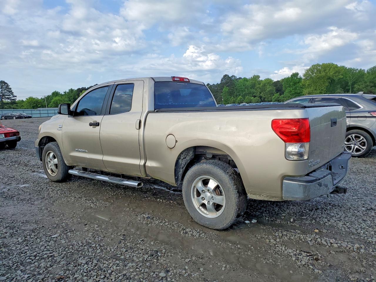 2008 Toyota Tundra Beige vin: 5TFRT54158X022349