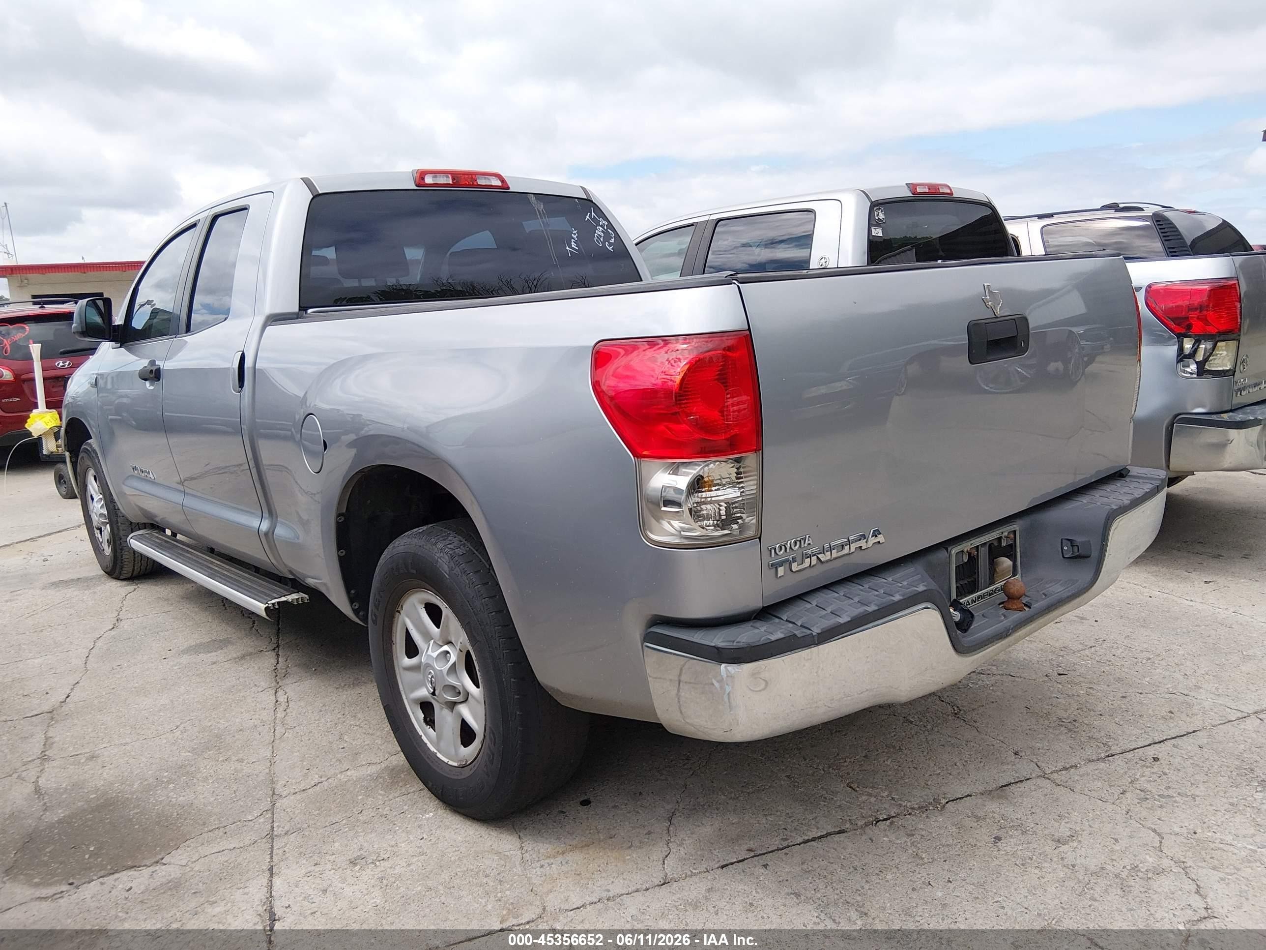 2009 Toyota Tundra Grade 4.7l V8 Gray vin: 5TFRT54159X028928