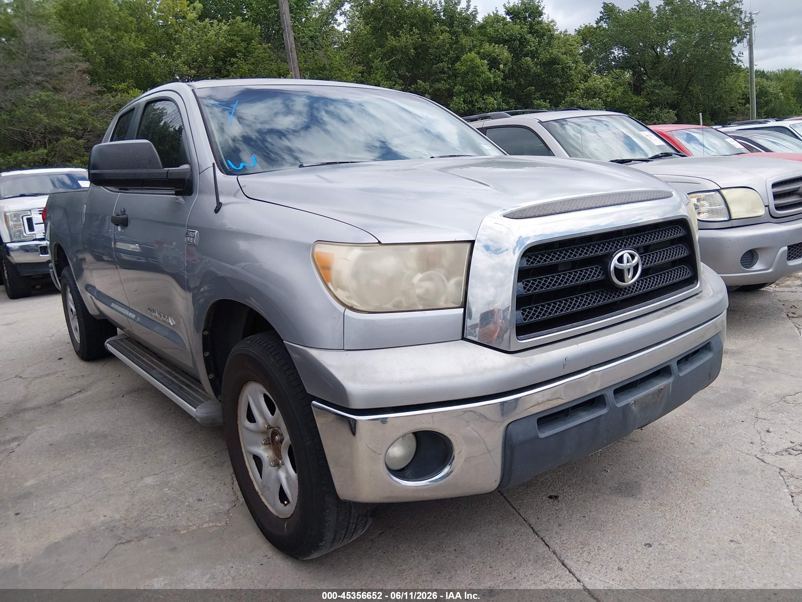2009 Toyota Tundra Grade 4.7l V8 Gray vin: 5TFRT54159X028928
