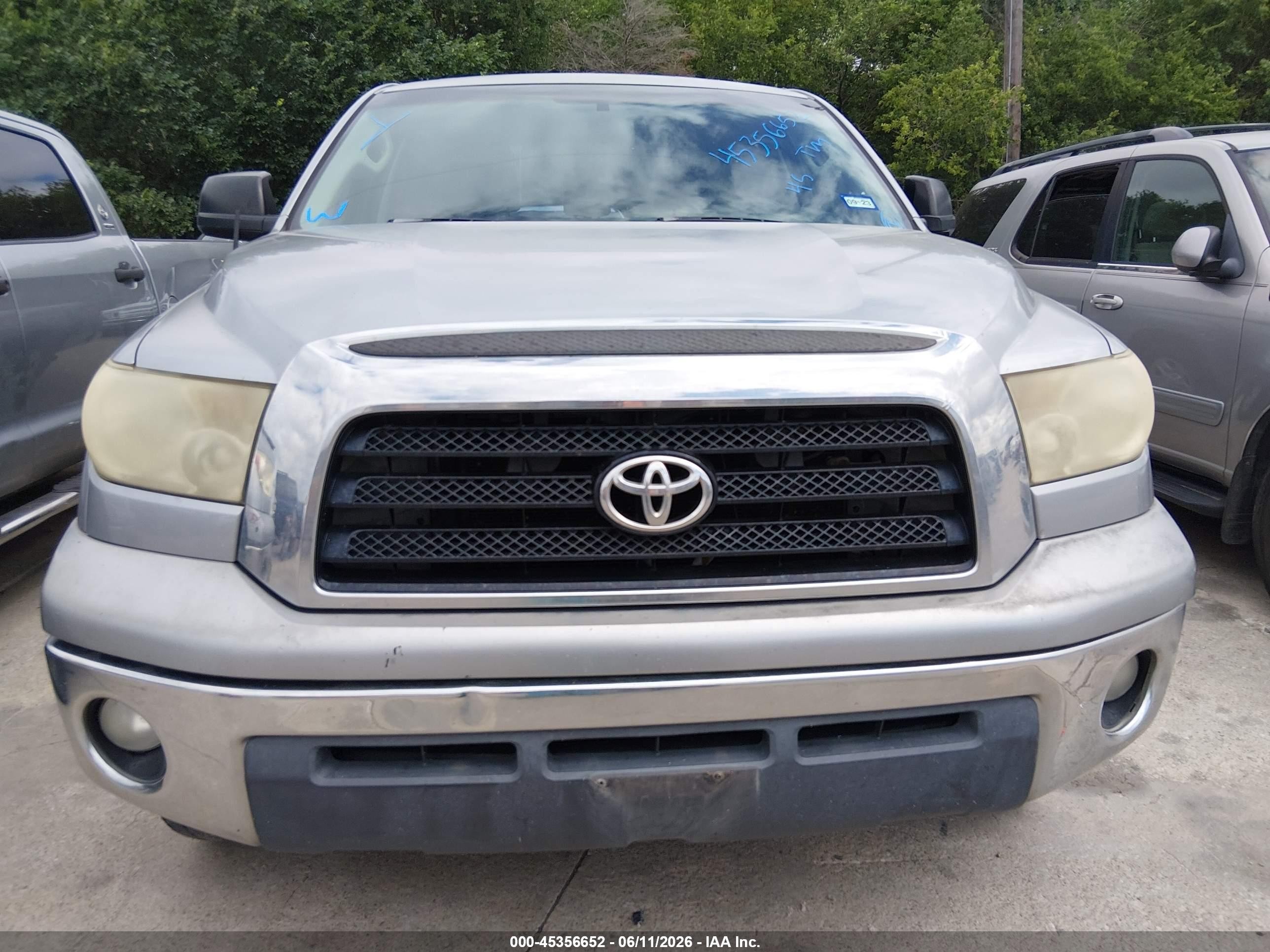 2009 Toyota Tundra Grade 4.7l V8 Gray vin: 5TFRT54159X028928