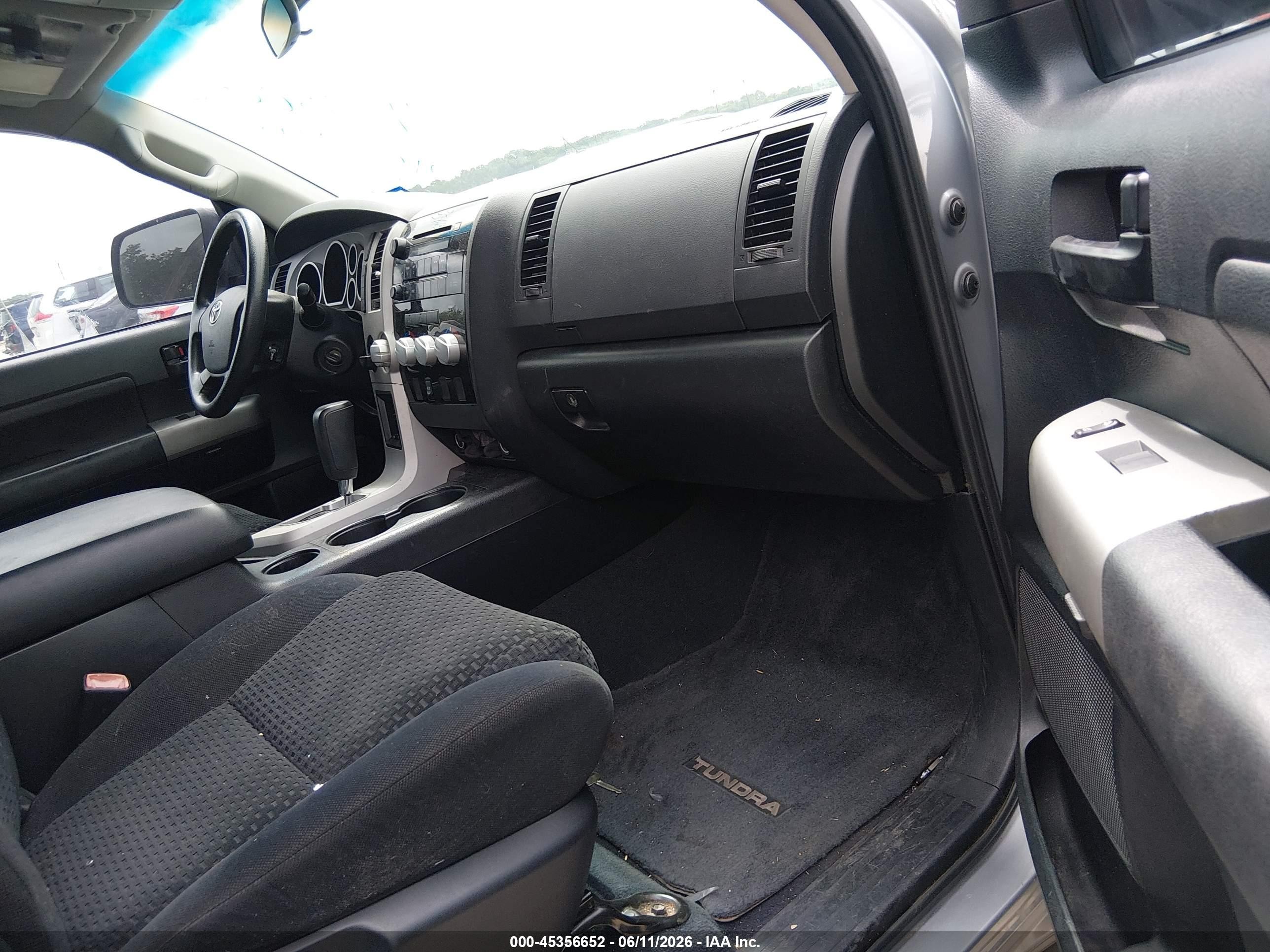 2009 Toyota Tundra Grade 4.7l V8 Gray vin: 5TFRT54159X028928