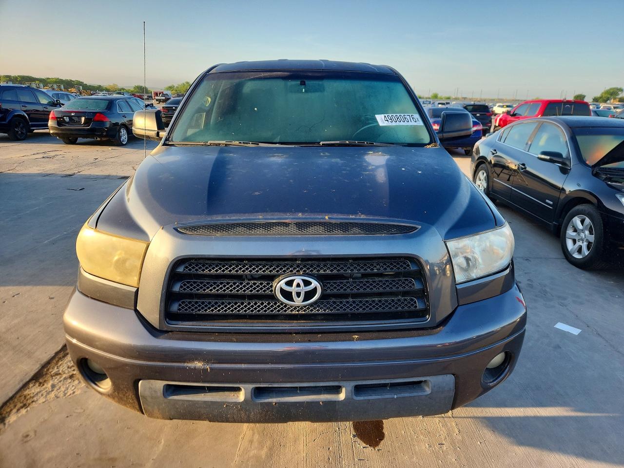 2007 Toyota Tundra Sr5 Серый vin: 5TFRT54167X006708