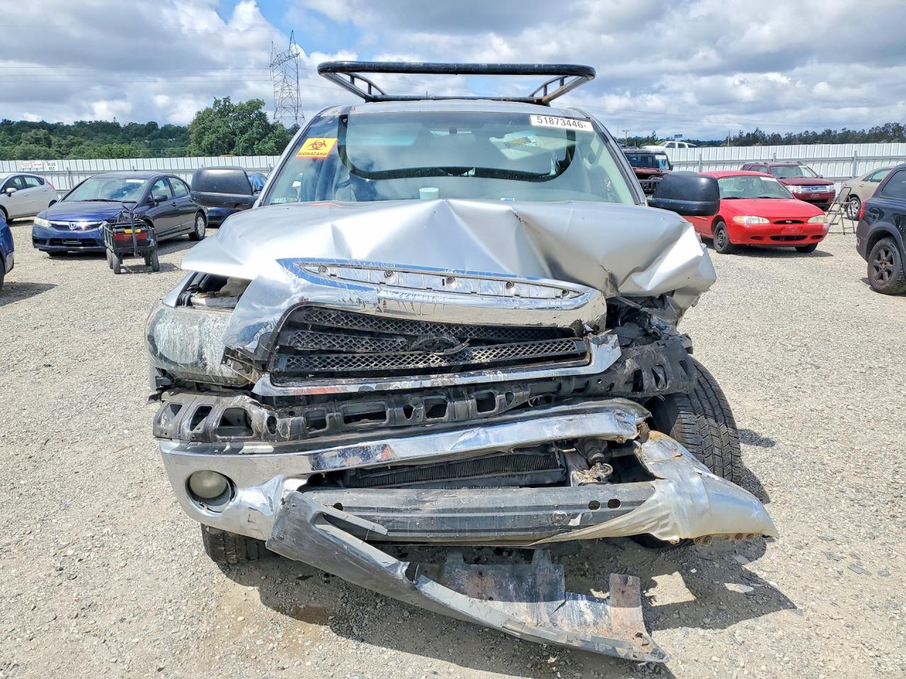 2008 Toyota Tundra Grade Серебряный vin: 5TFRT54168X027222