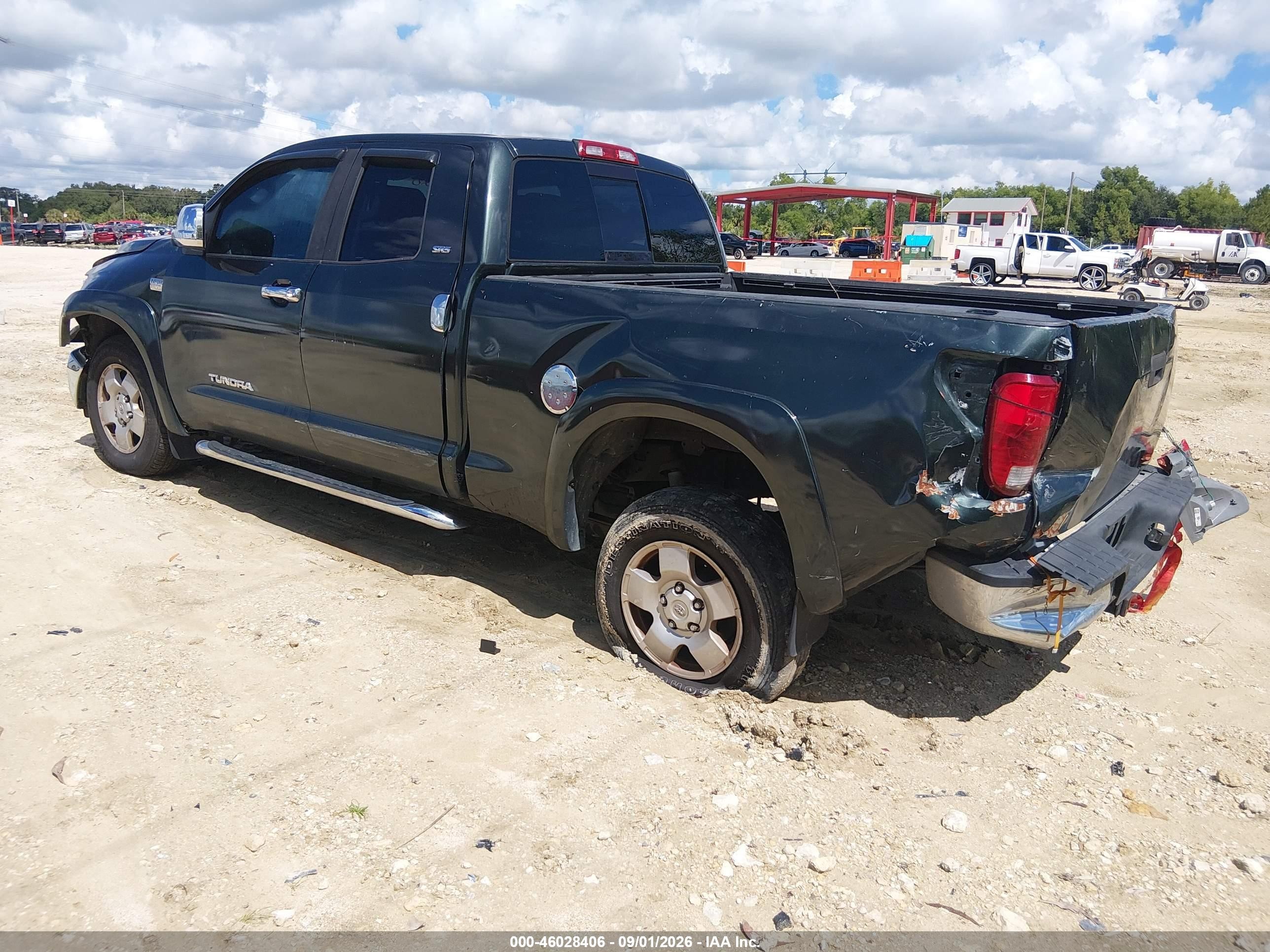 2007 Toyota Tundra Sr5 4.7l V8 Green vin: 5TFRT54187X005379