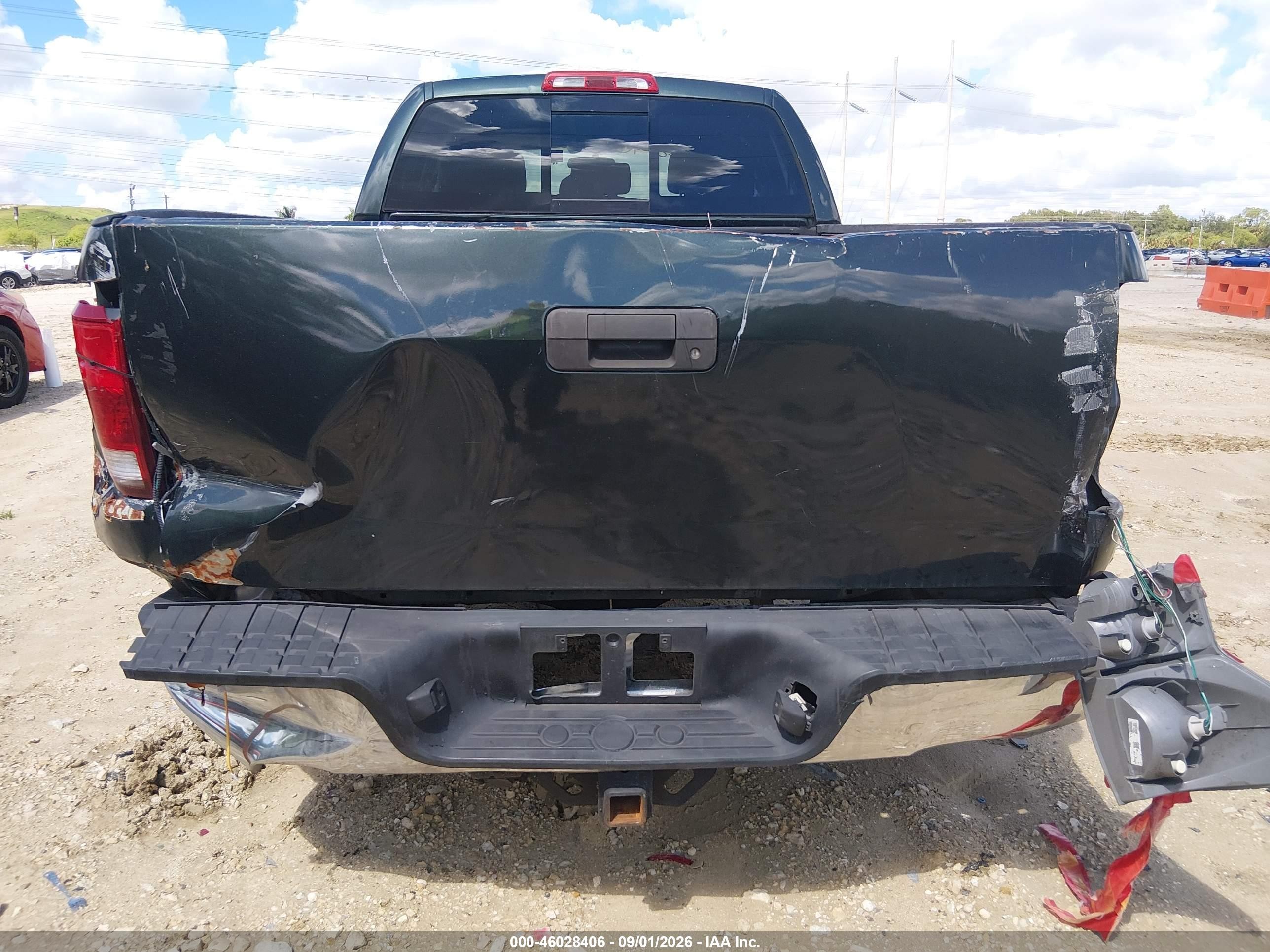 2007 Toyota Tundra Sr5 4.7l V8 Green vin: 5TFRT54187X005379