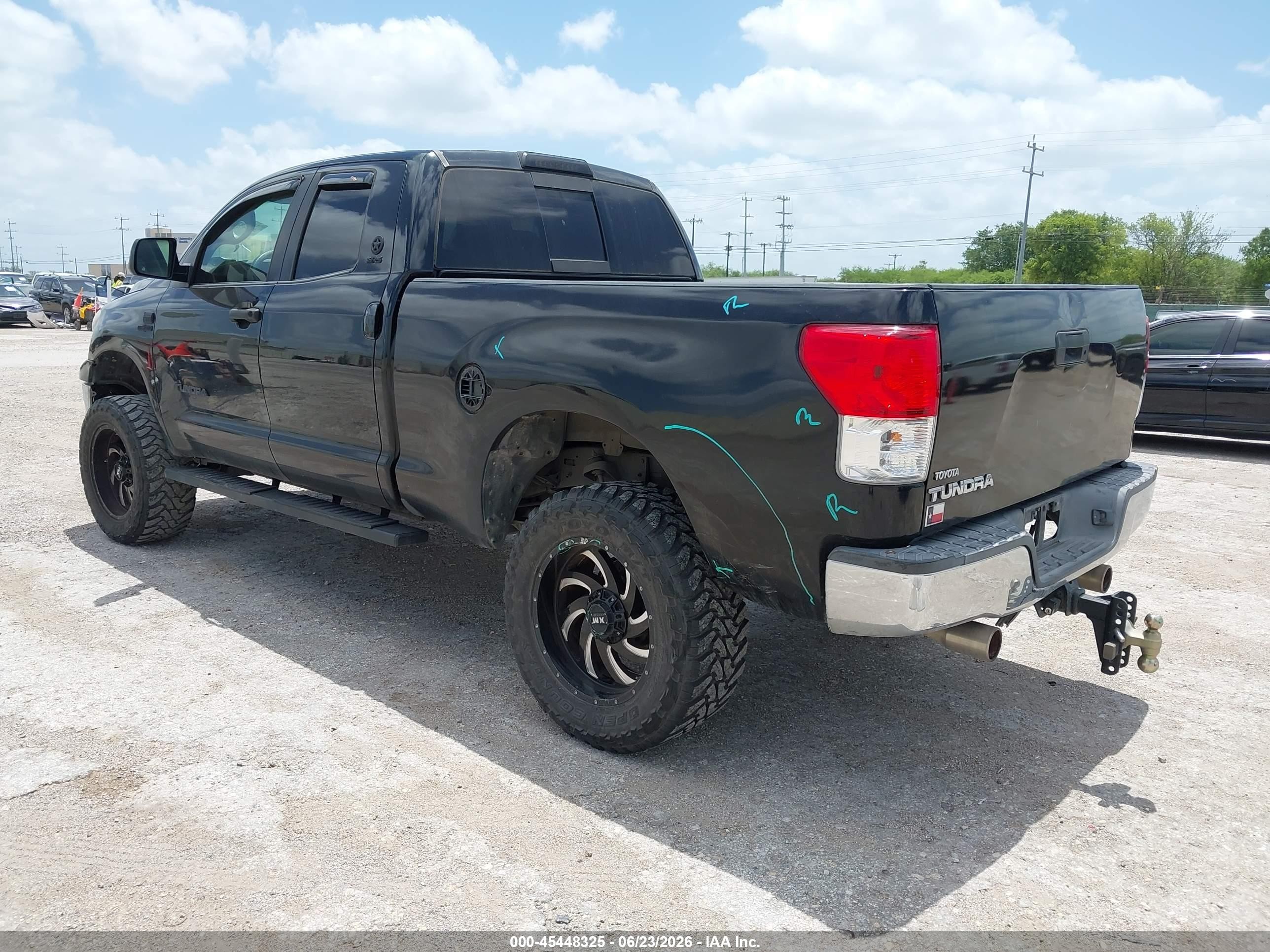 2007 Toyota Tundra Sr5 4.7l V8 Black vin: 5TFRT54187X009478