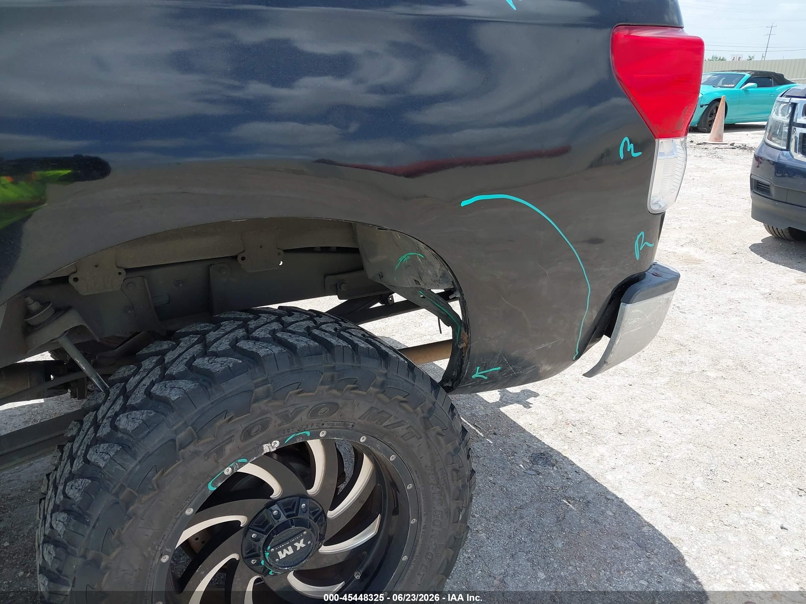 2007 Toyota Tundra Sr5 4.7l V8 Black vin: 5TFRT54187X009478