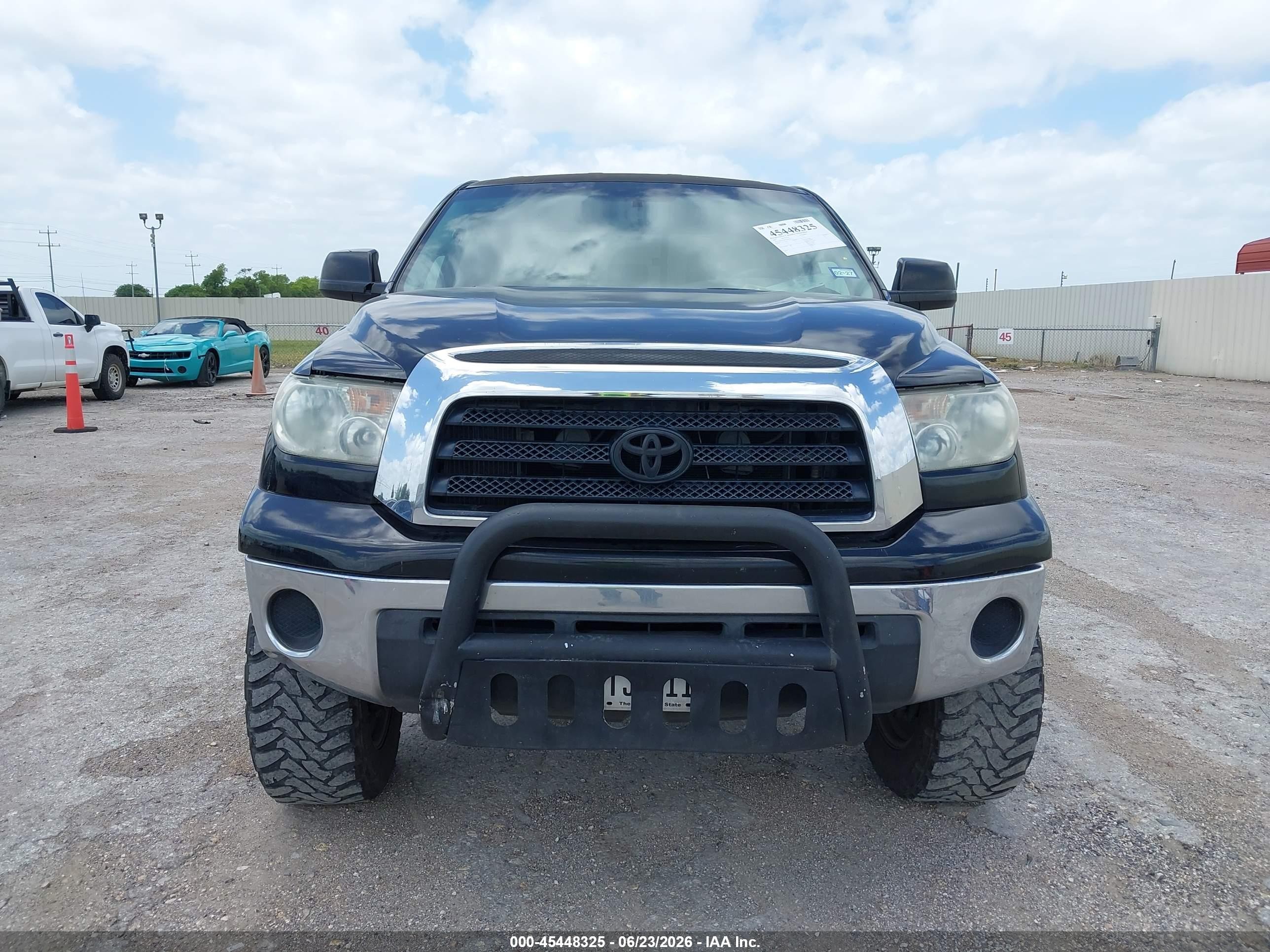 2007 Toyota Tundra Sr5 4.7l V8 Black vin: 5TFRT54187X009478