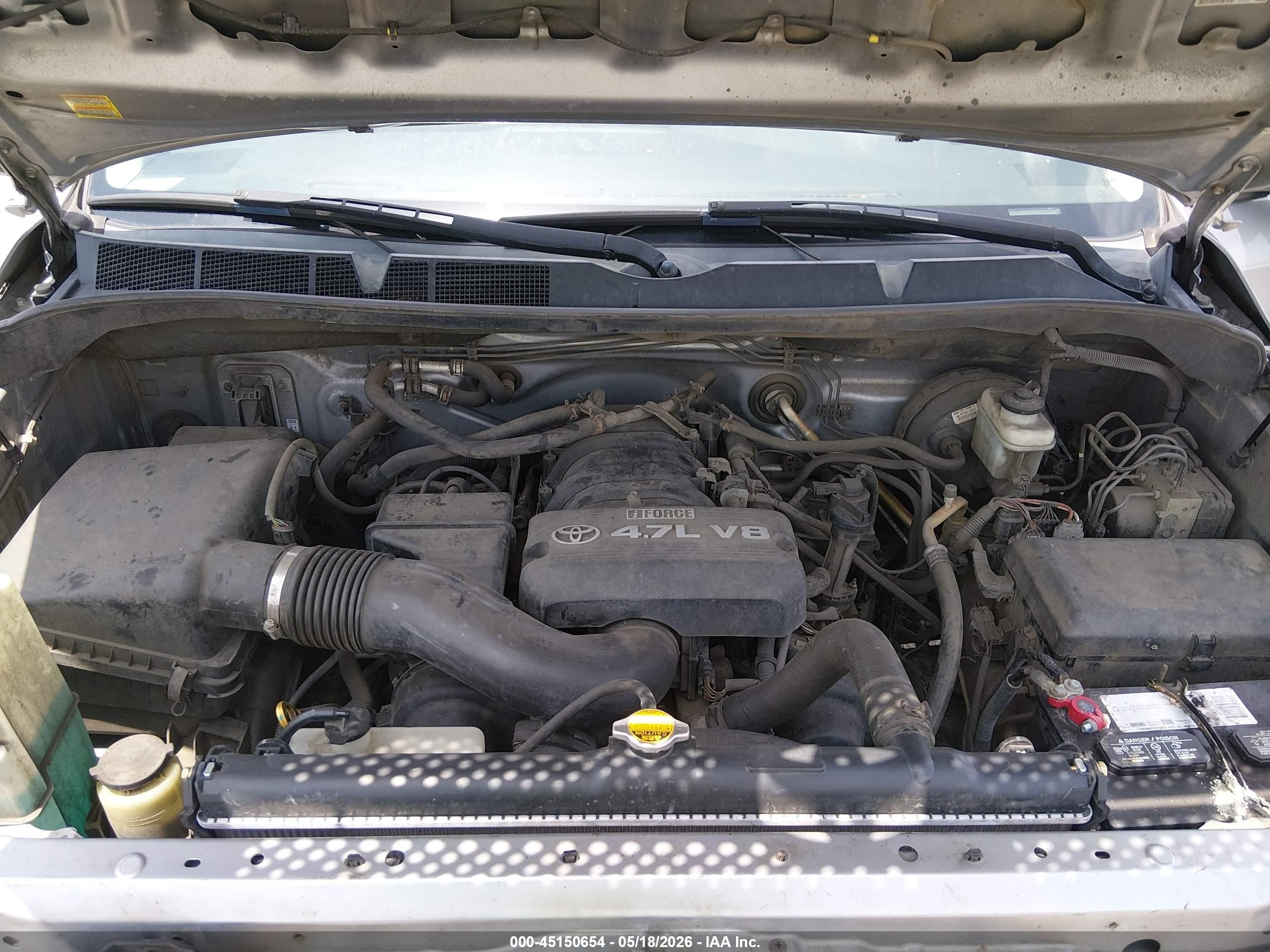 2009 Toyota Tundra Sr5 4.7l V8 Серебряный vin: 5TFRT54189X029085