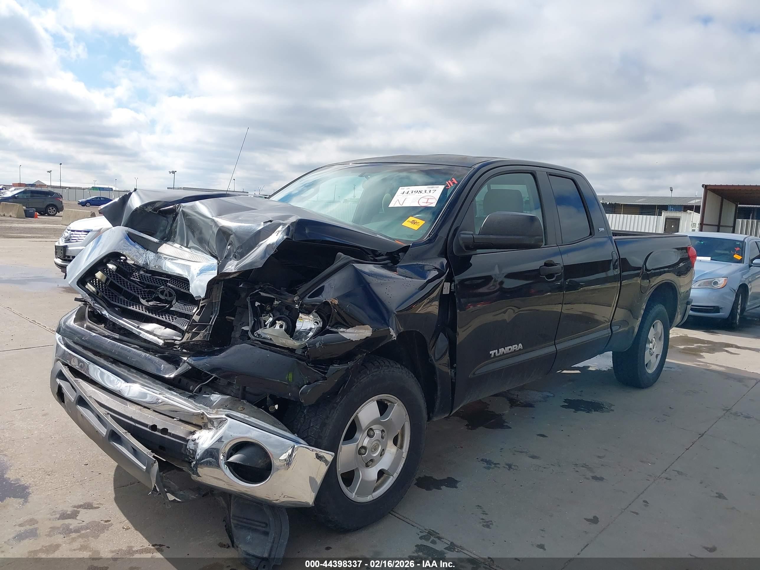 2007 Toyota Tundra Sr5 4.7l V8 Black vin: 5TFRT54197X005813