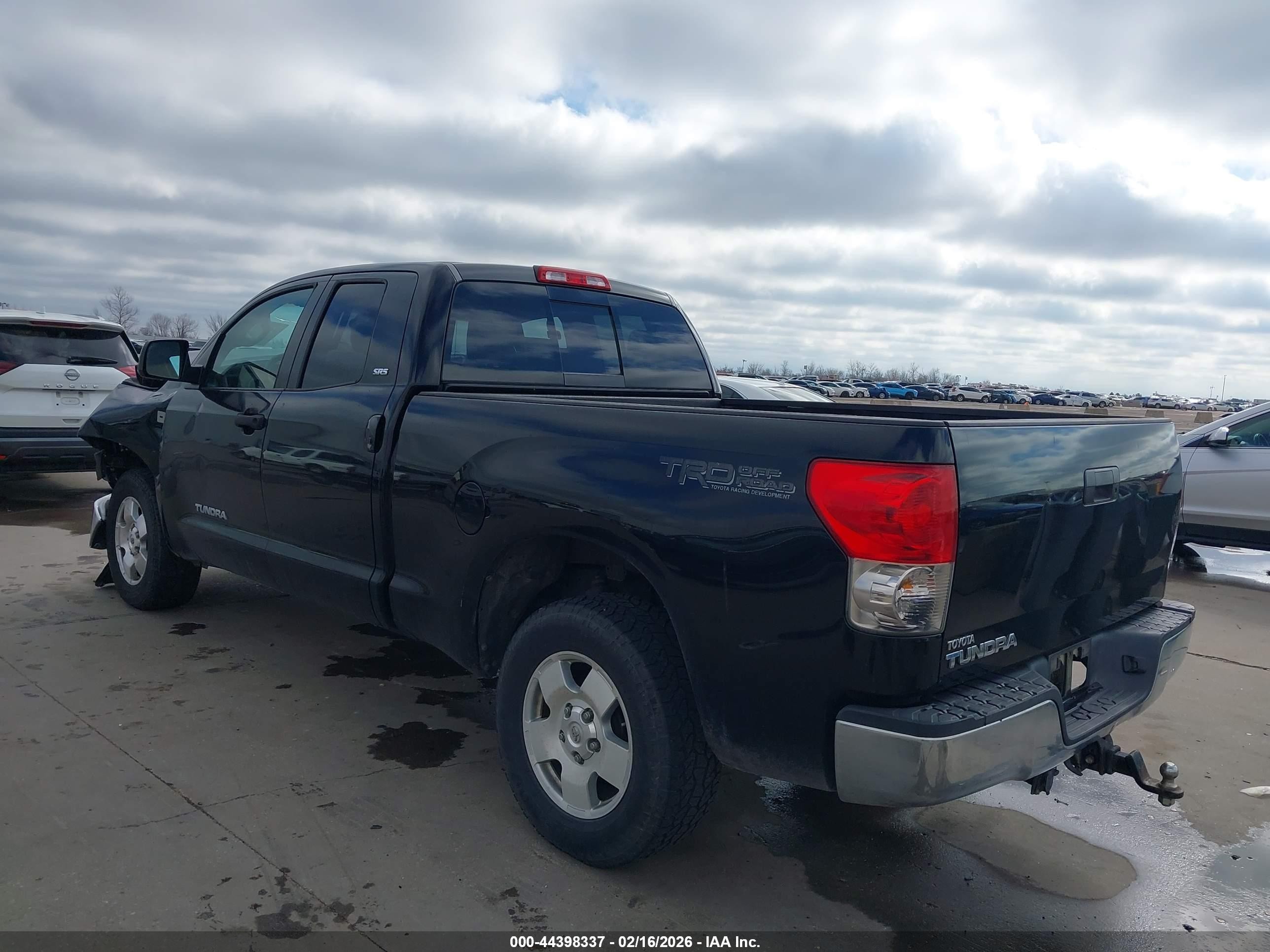 2007 Toyota Tundra Sr5 4.7l V8 Black vin: 5TFRT54197X005813