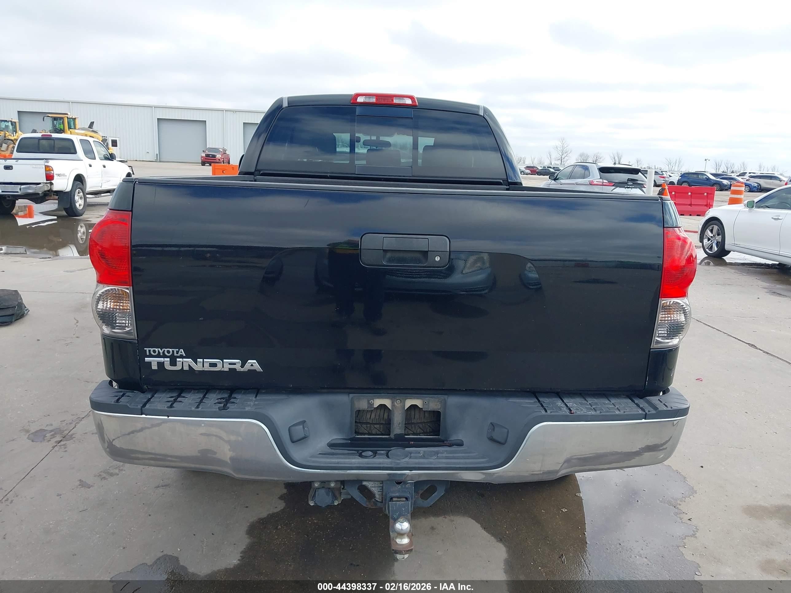 2007 Toyota Tundra Sr5 4.7l V8 Black vin: 5TFRT54197X005813