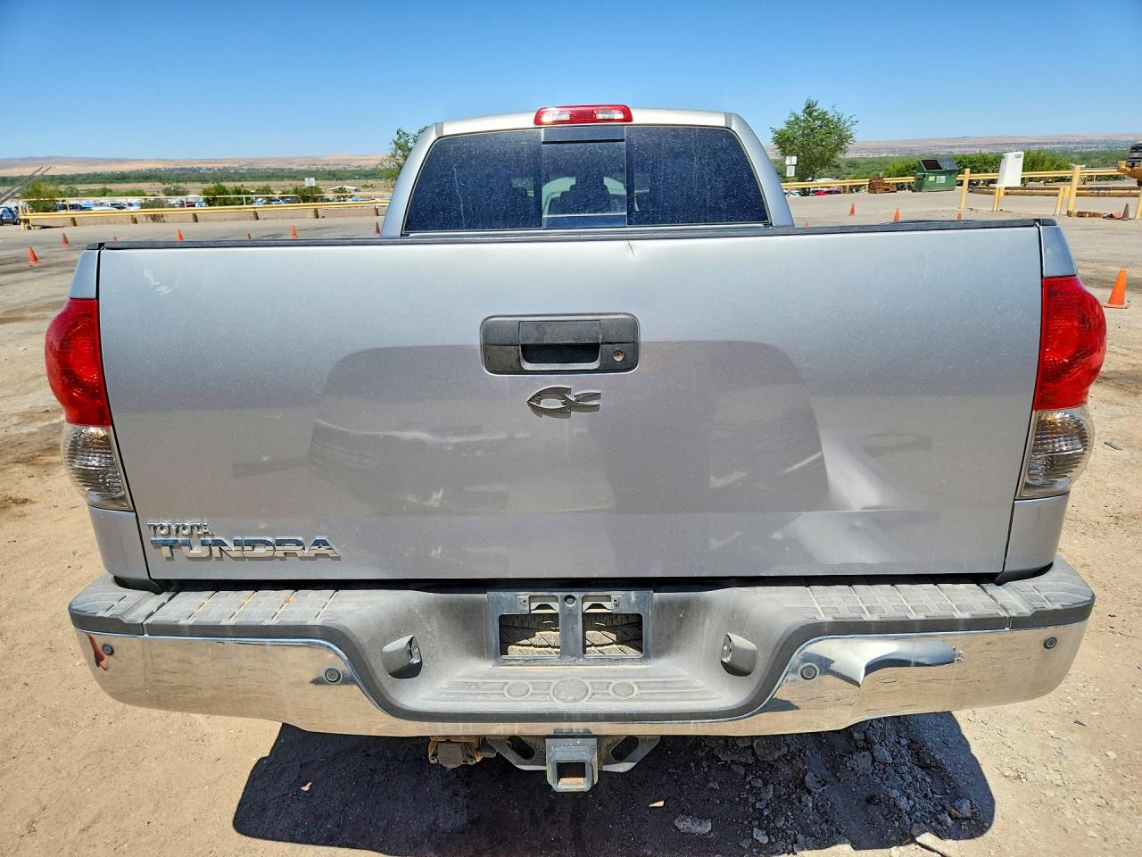 2007 Toyota Tundra Double Cab Sr5 Silver vin: 5TFRT54197X013314
