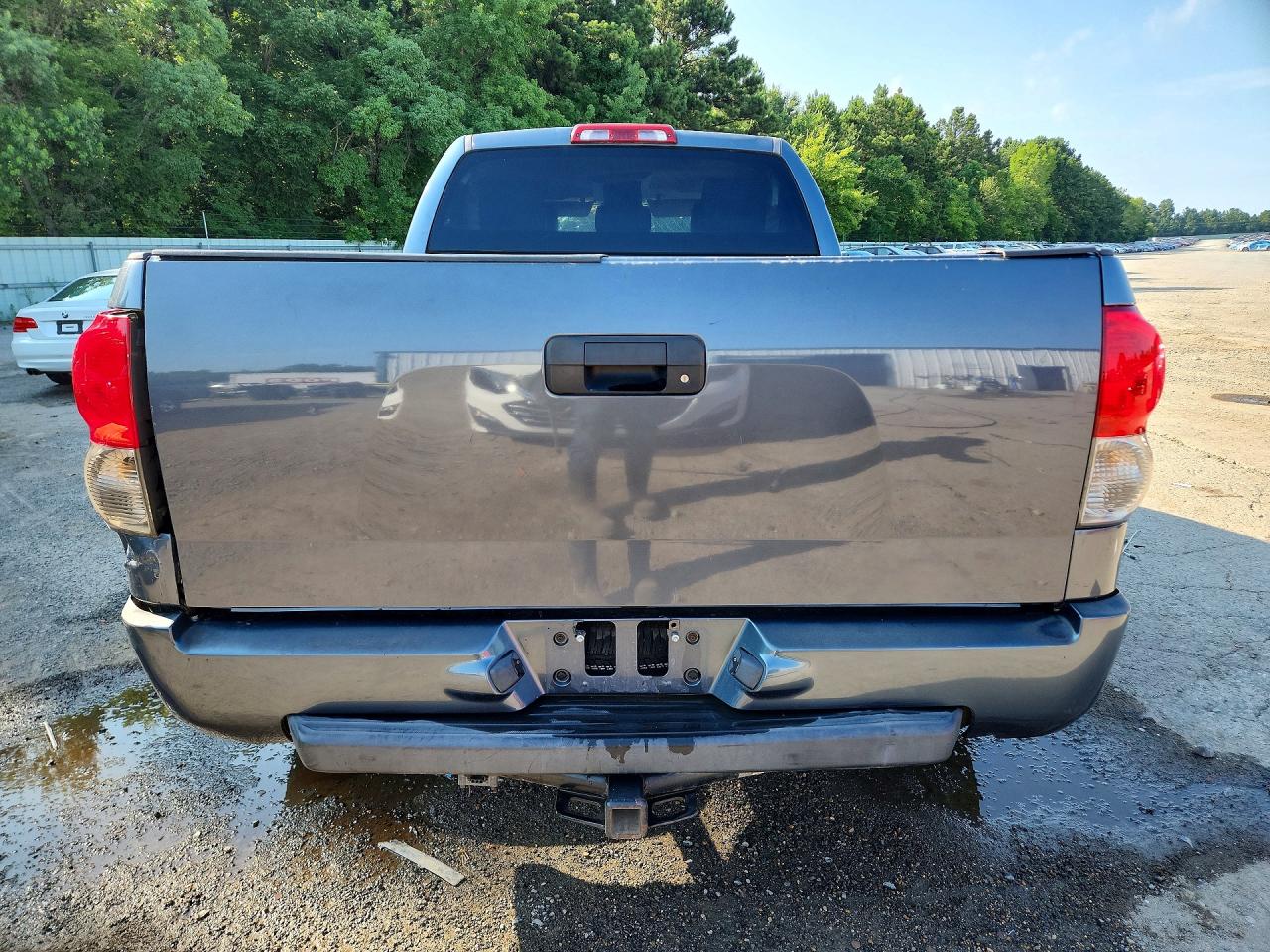 2007 Toyota Tundra Double Cab Sr5 Blue vin: 5TFRT54197X013703