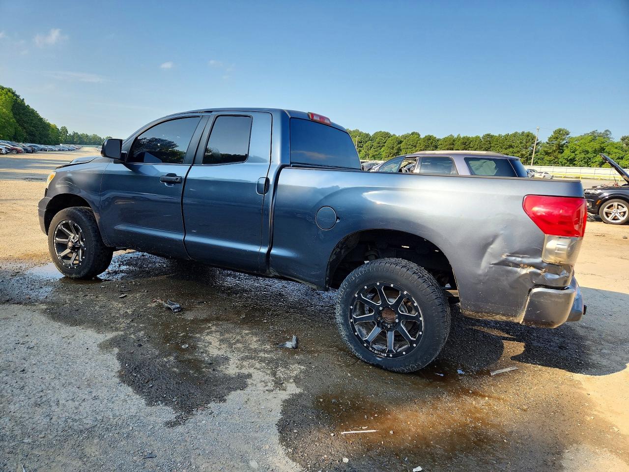 2007 Toyota Tundra Double Cab Sr5 Blue vin: 5TFRT54197X013703