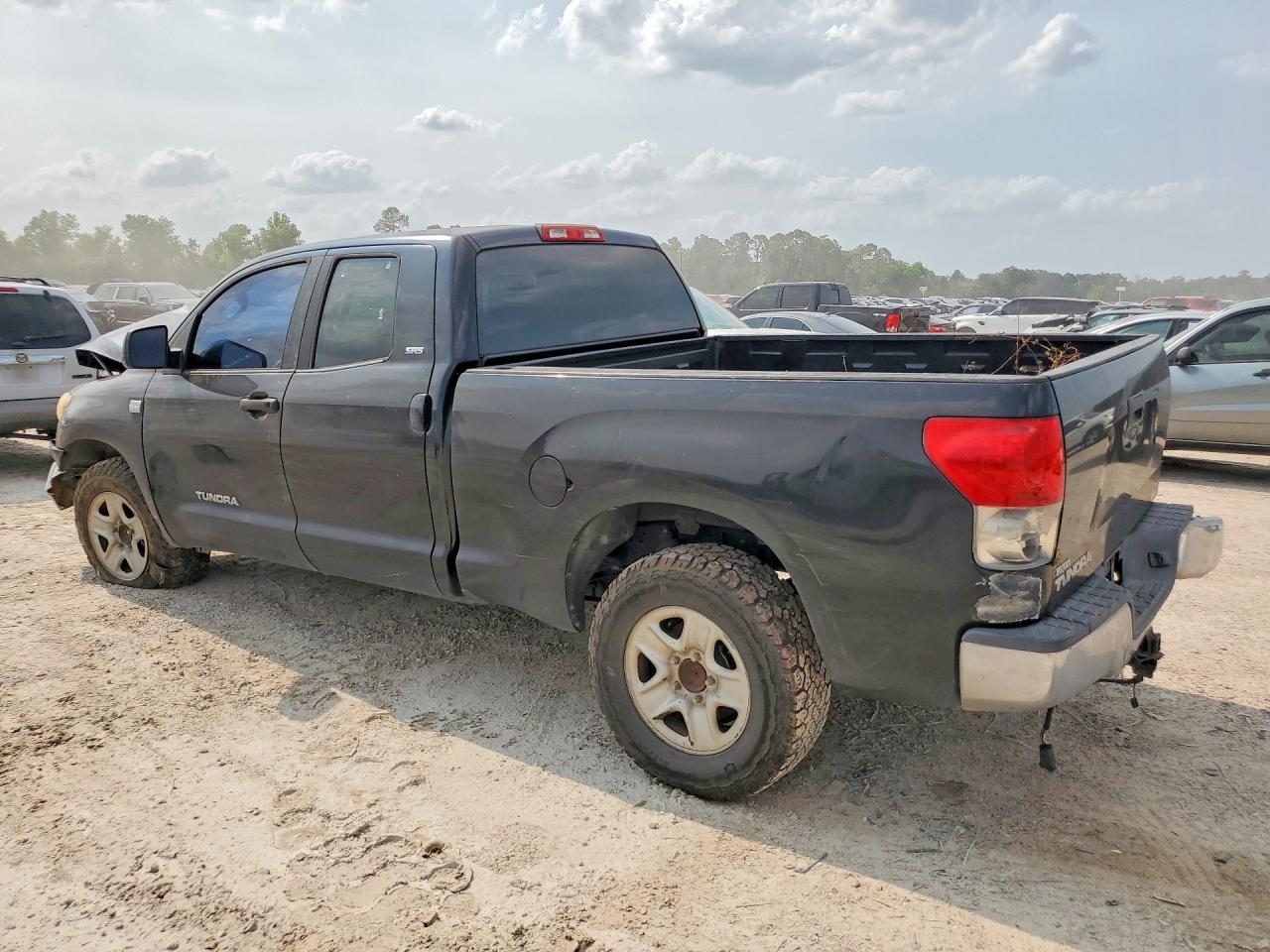 2007 Toyota Tundra Sr5 Black vin: 5TFRT54197X016293
