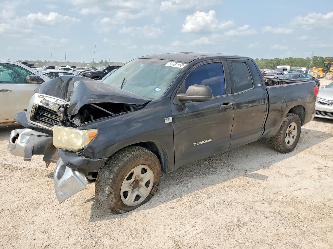 2007 Toyota Tundra Sr5 Black vin: 5TFRT54197X016293