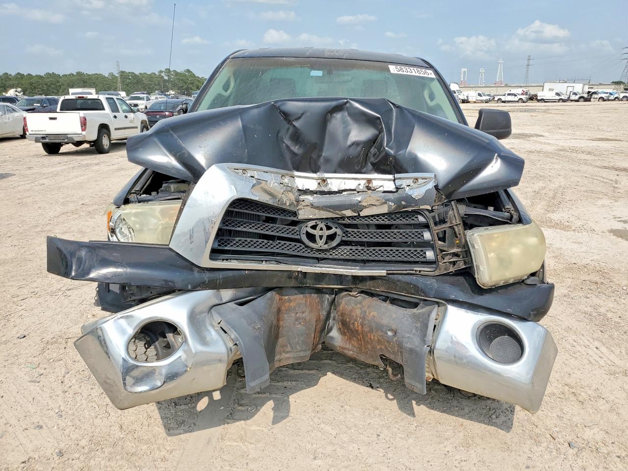 2007 Toyota Tundra Sr5 Black vin: 5TFRT54197X016293