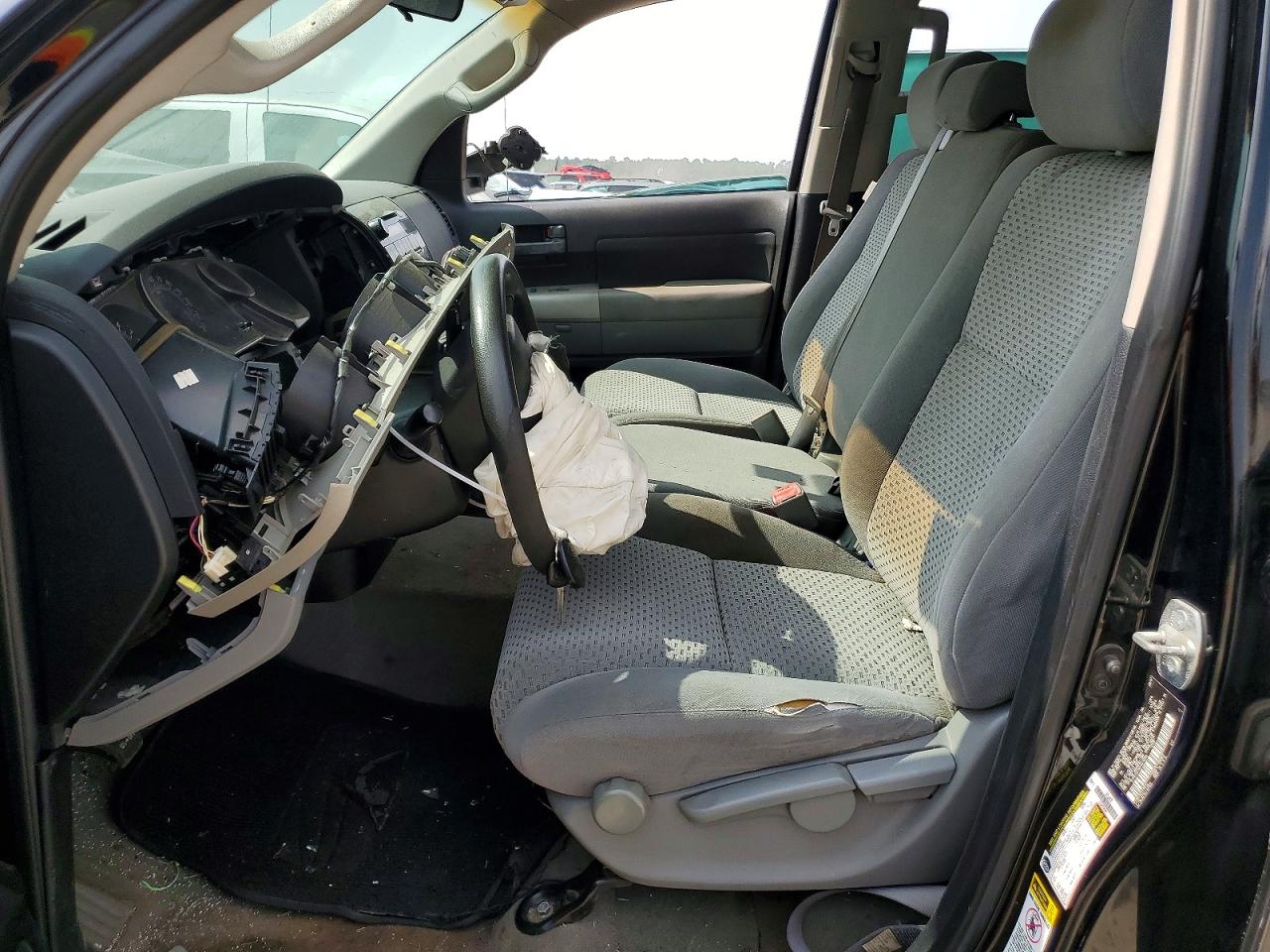 2007 Toyota Tundra Sr5 Black vin: 5TFRT54197X016293
