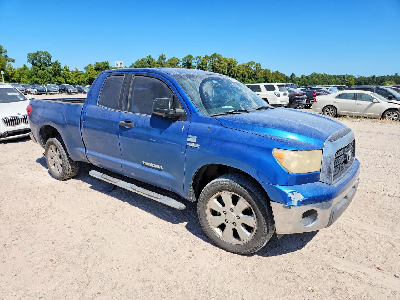 2008 Toyota Tundra Grade Blue vin: 5TFRT54198X024475