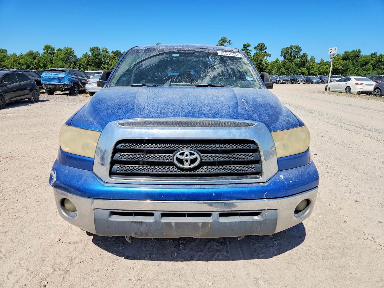 2008 Toyota Tundra Grade Blue vin: 5TFRT54198X024475