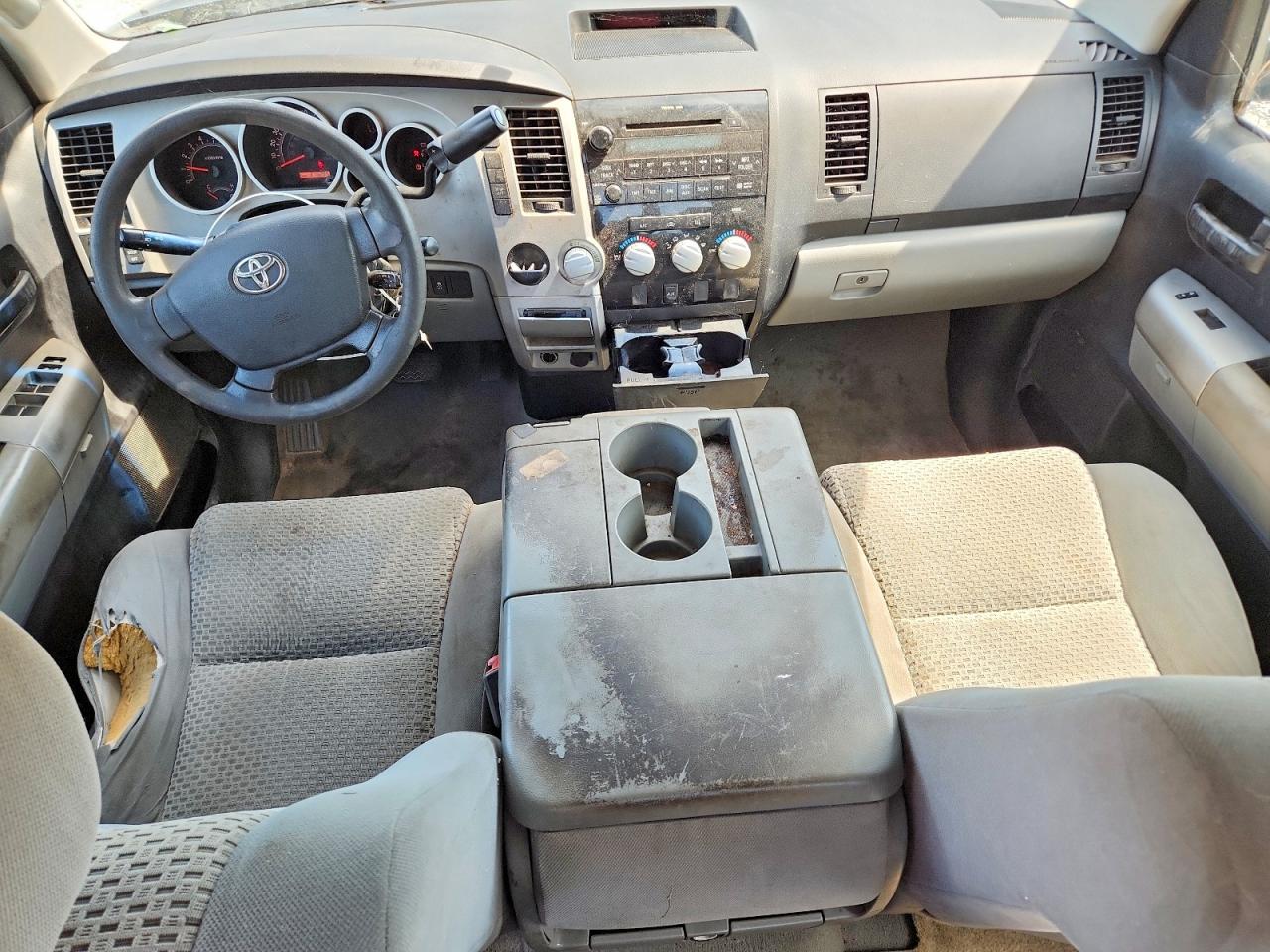2007 Toyota Tundra Double Cab Sr5 Blue vin: 5TFRT541X7X009997