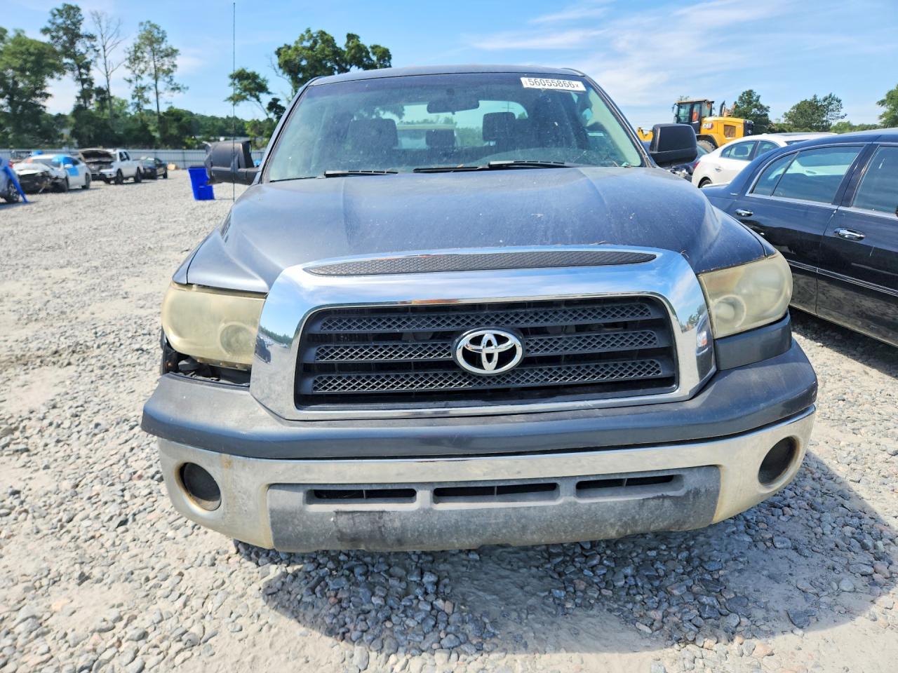 2007 Toyota Tundra Double Cab Sr5 Blue vin: 5TFRT541X7X009997