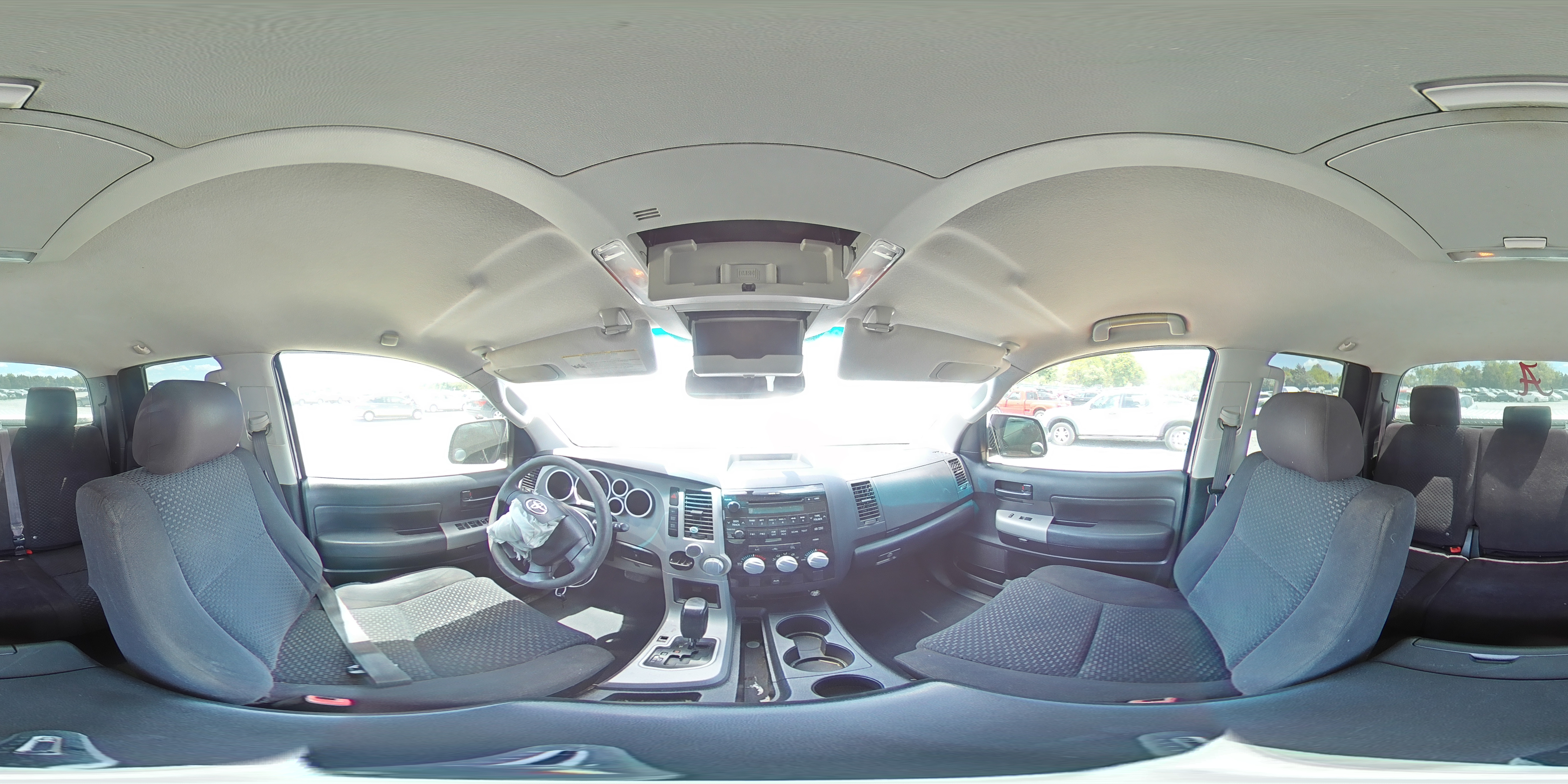 2007 Toyota Tundra Double Cab White vin: 5TFRT541X7X013662
