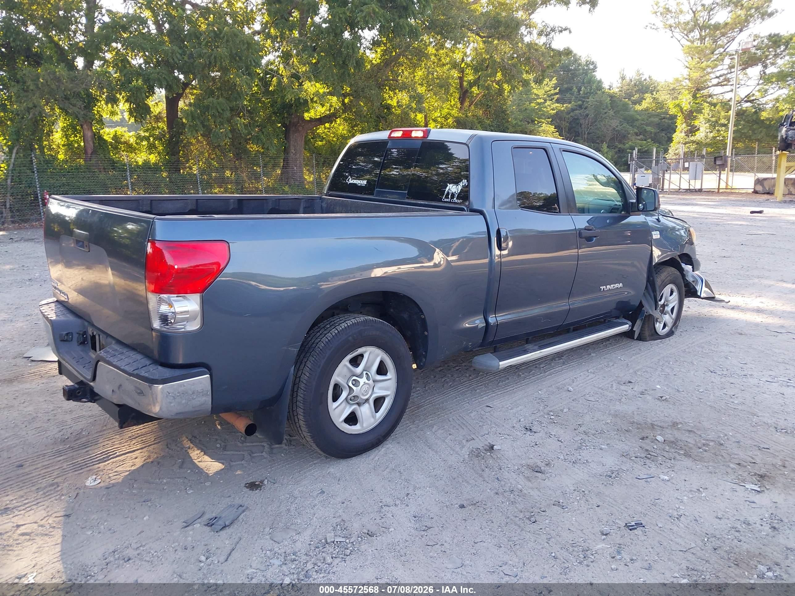 2008 Toyota Tundra Base 4.7l V8 Blue vin: 5TFRT541X8X026591