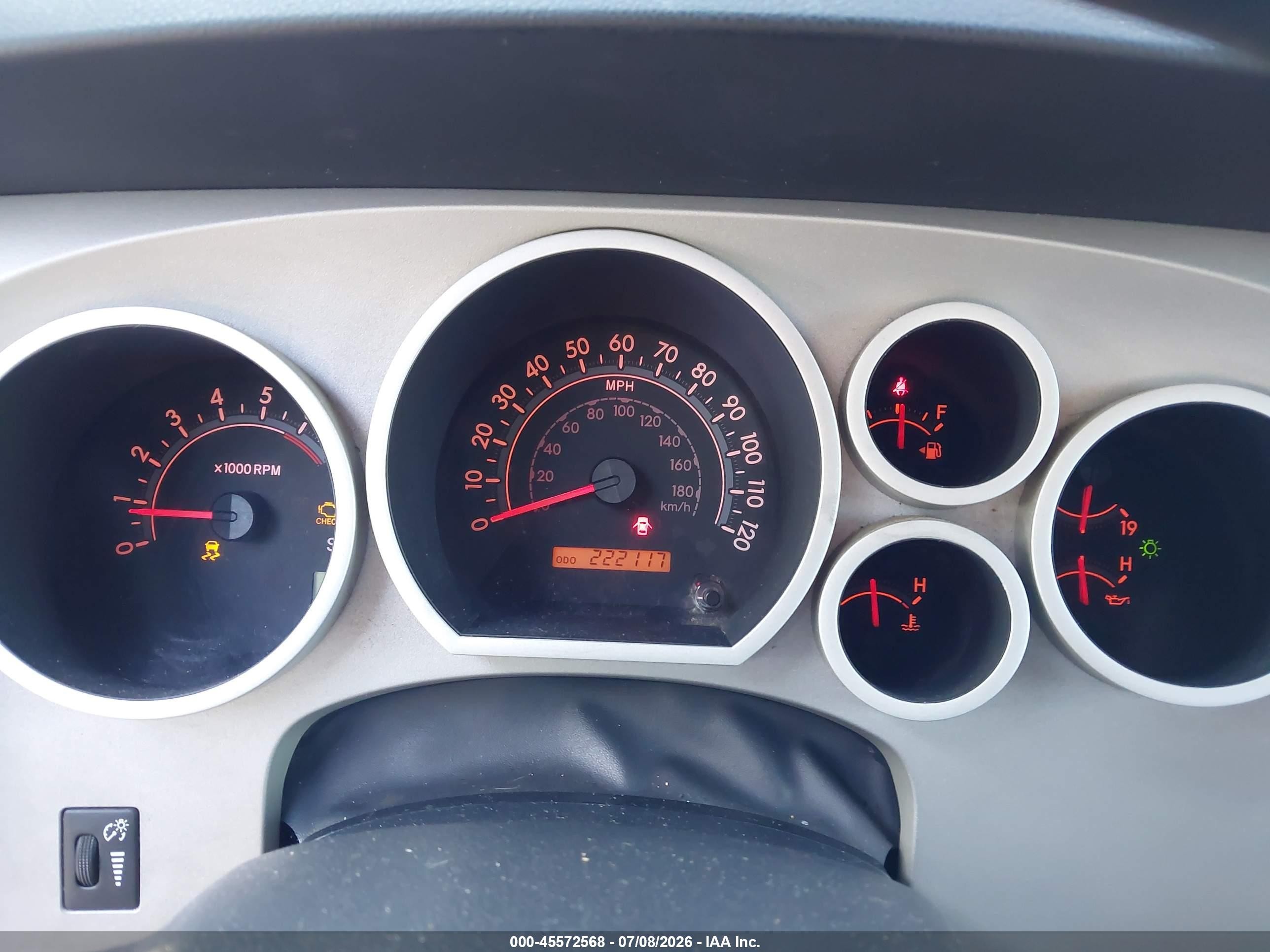 2008 Toyota Tundra Base 4.7l V8 Blue vin: 5TFRT541X8X026591