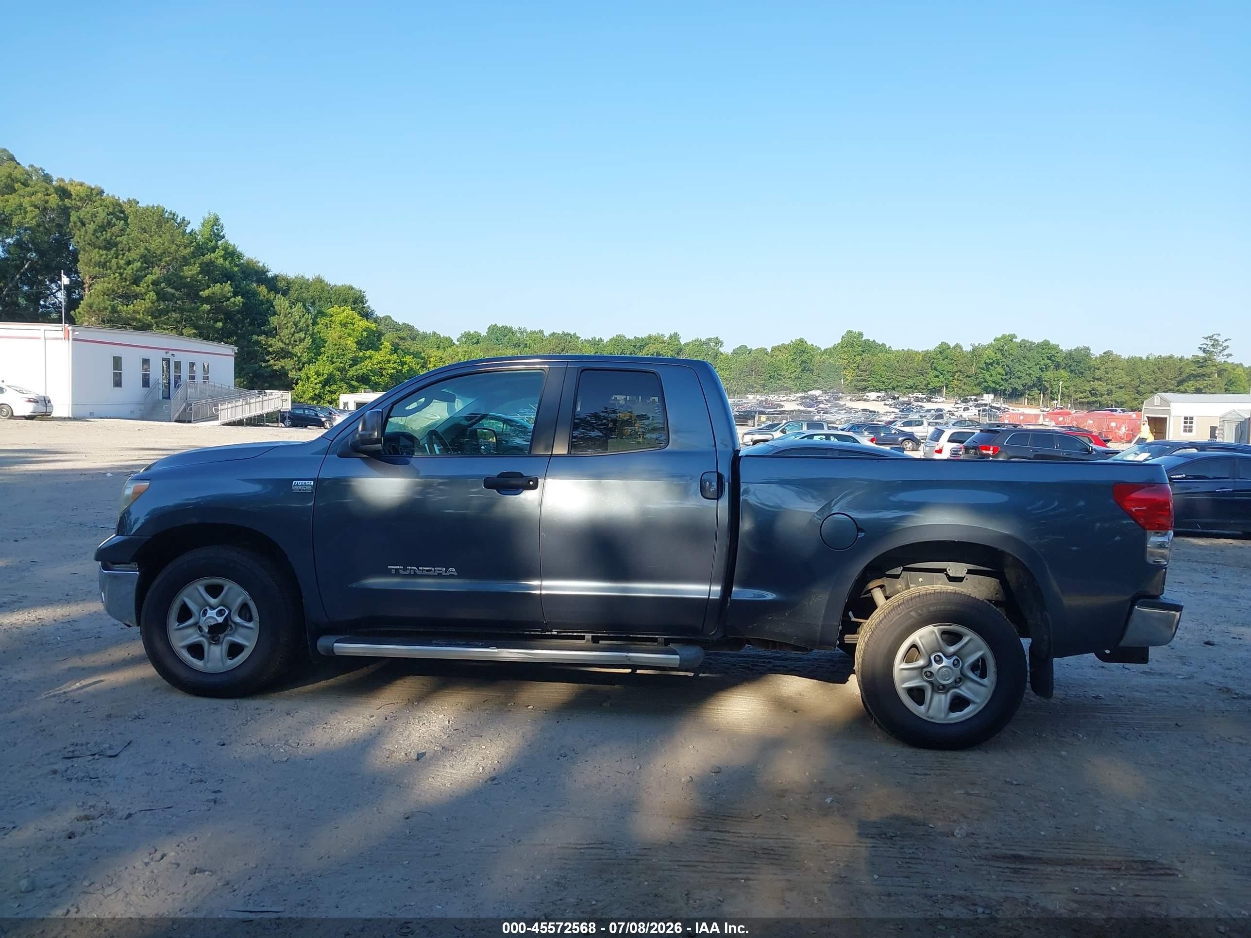 2008 Toyota Tundra Base 4.7l V8 Blue vin: 5TFRT541X8X026591
