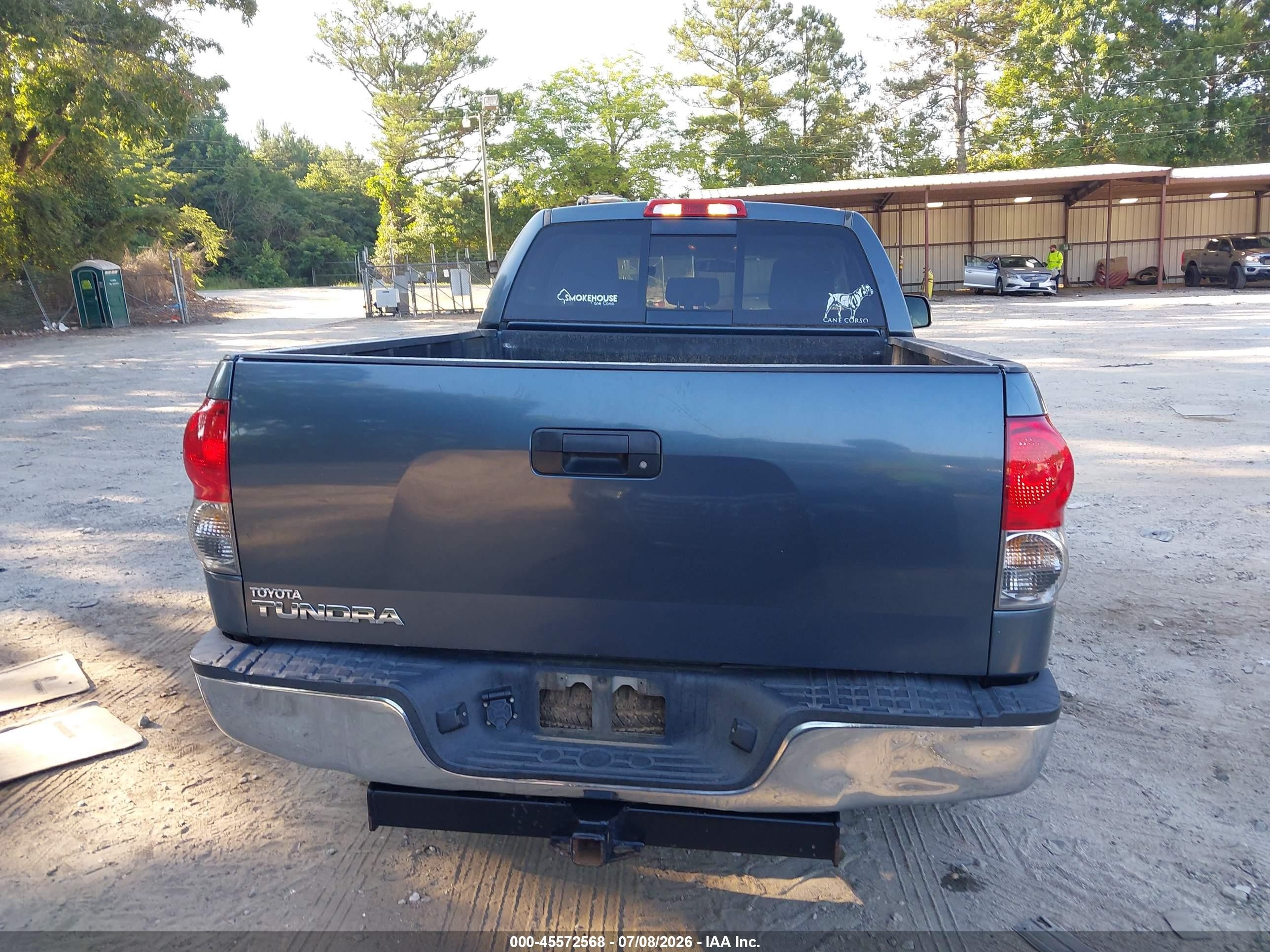 2008 Toyota Tundra Base 4.7l V8 Blue vin: 5TFRT541X8X026591