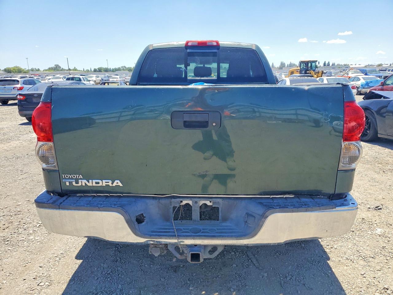 2007 Toyota Tundra Double Cab Limited Зеленый vin: 5TFRT58107X008254