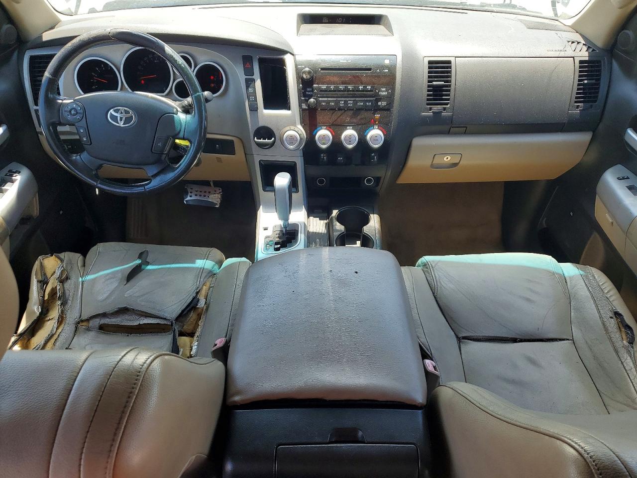 2007 Toyota Tundra Double Cab Limited Зеленый vin: 5TFRT58107X008254