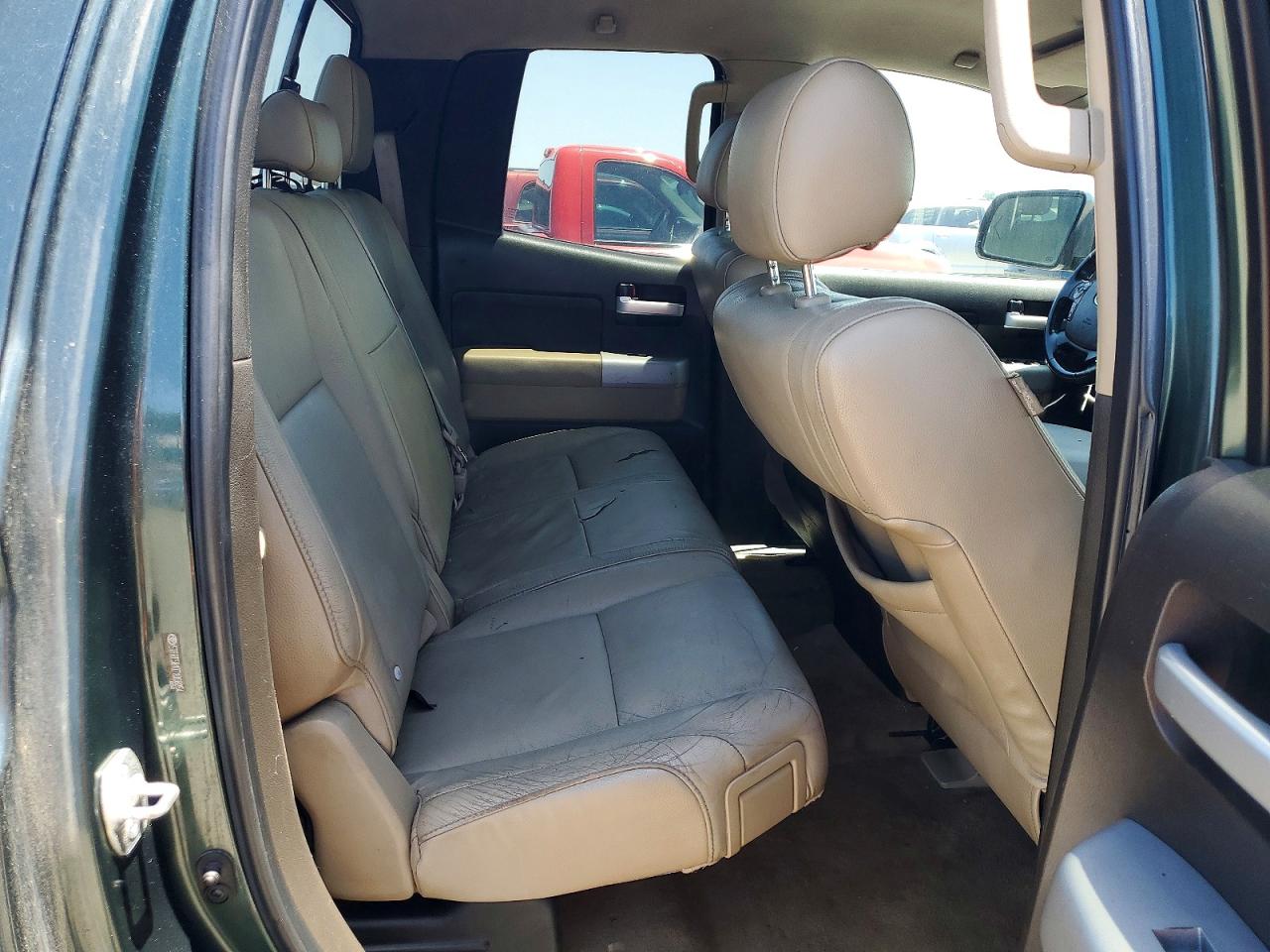 2007 Toyota Tundra Double Cab Limited Зеленый vin: 5TFRT58107X008254