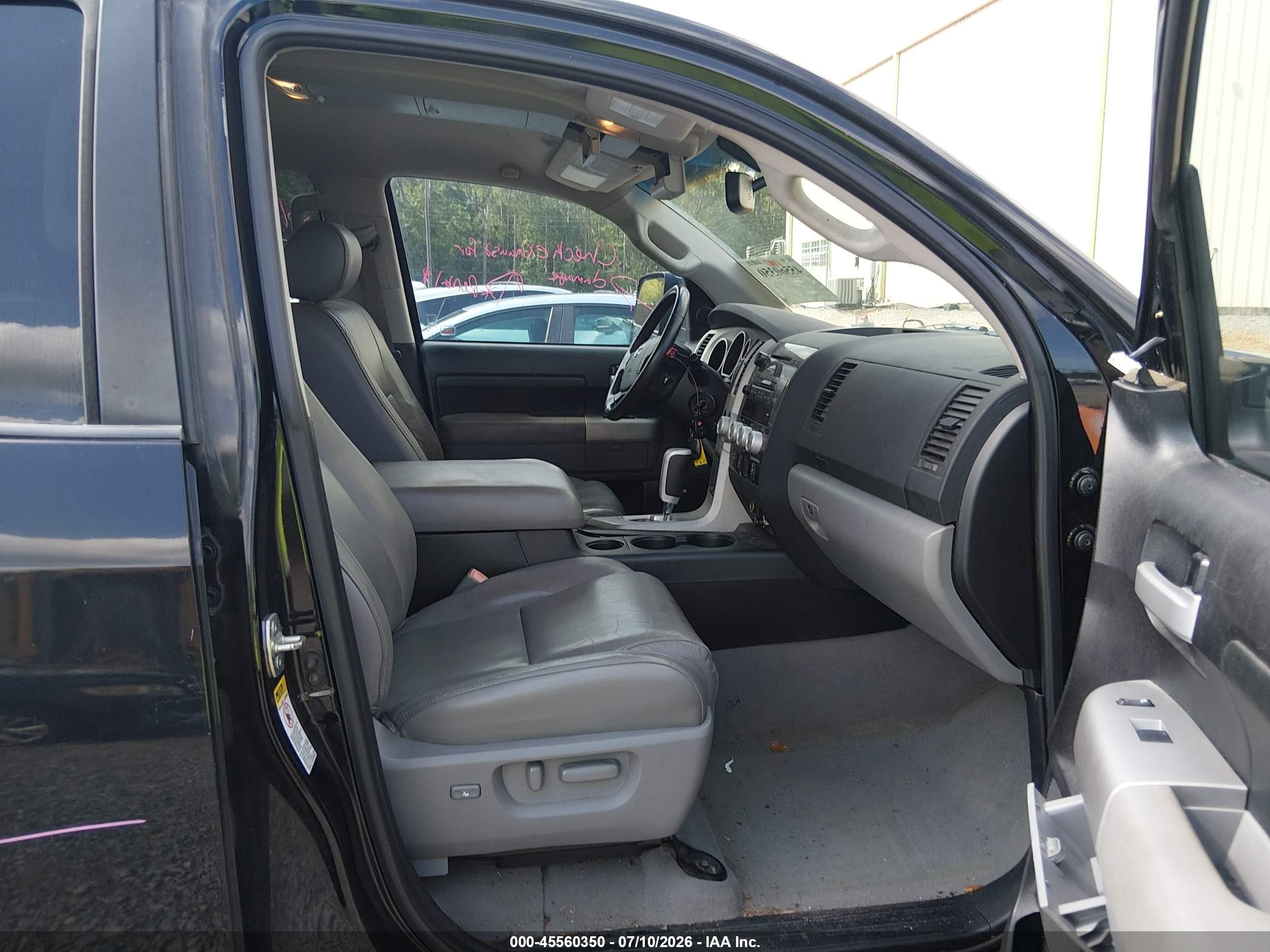2008 Toyota Tundra Limited 4.7l V8 Black vin: 5TFRT58178X019320