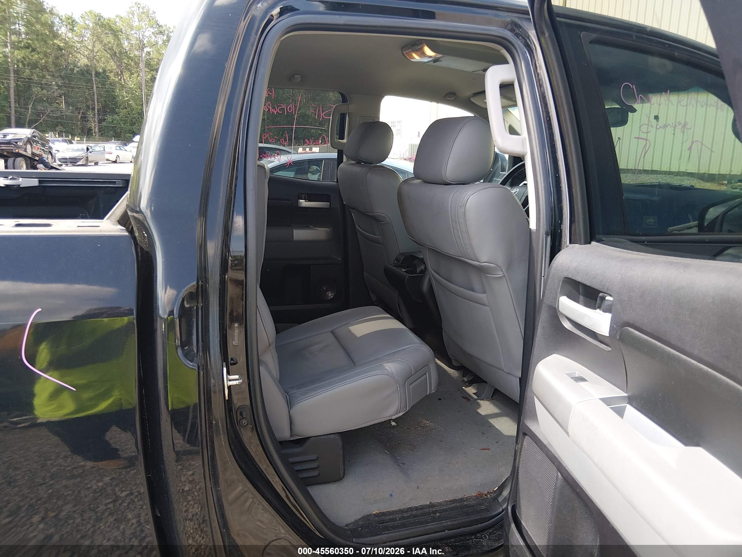 2008 Toyota Tundra Limited 4.7l V8 Black vin: 5TFRT58178X019320